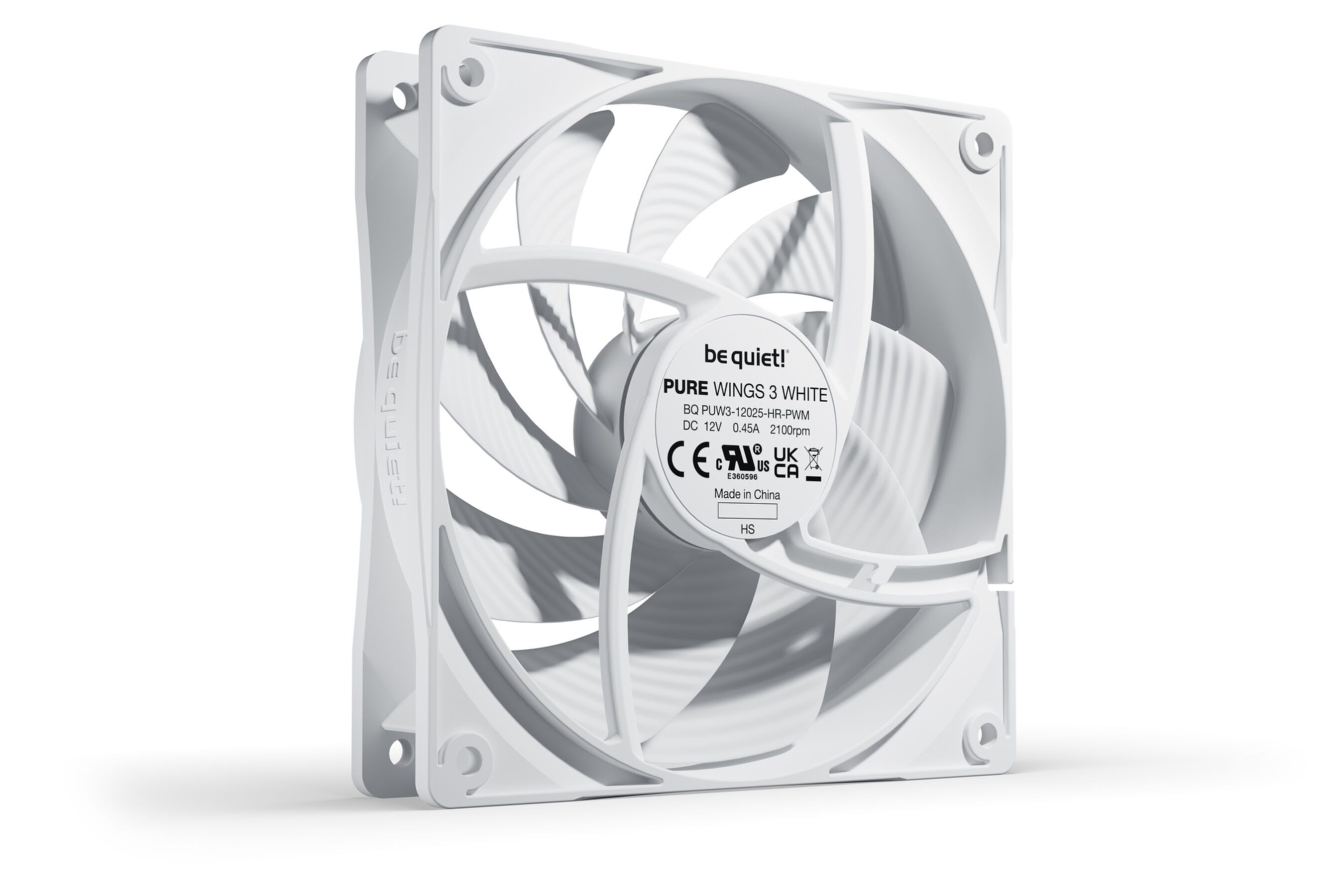 Gehäuselüfter Pure Wings 3 120mm PWM high-speed White