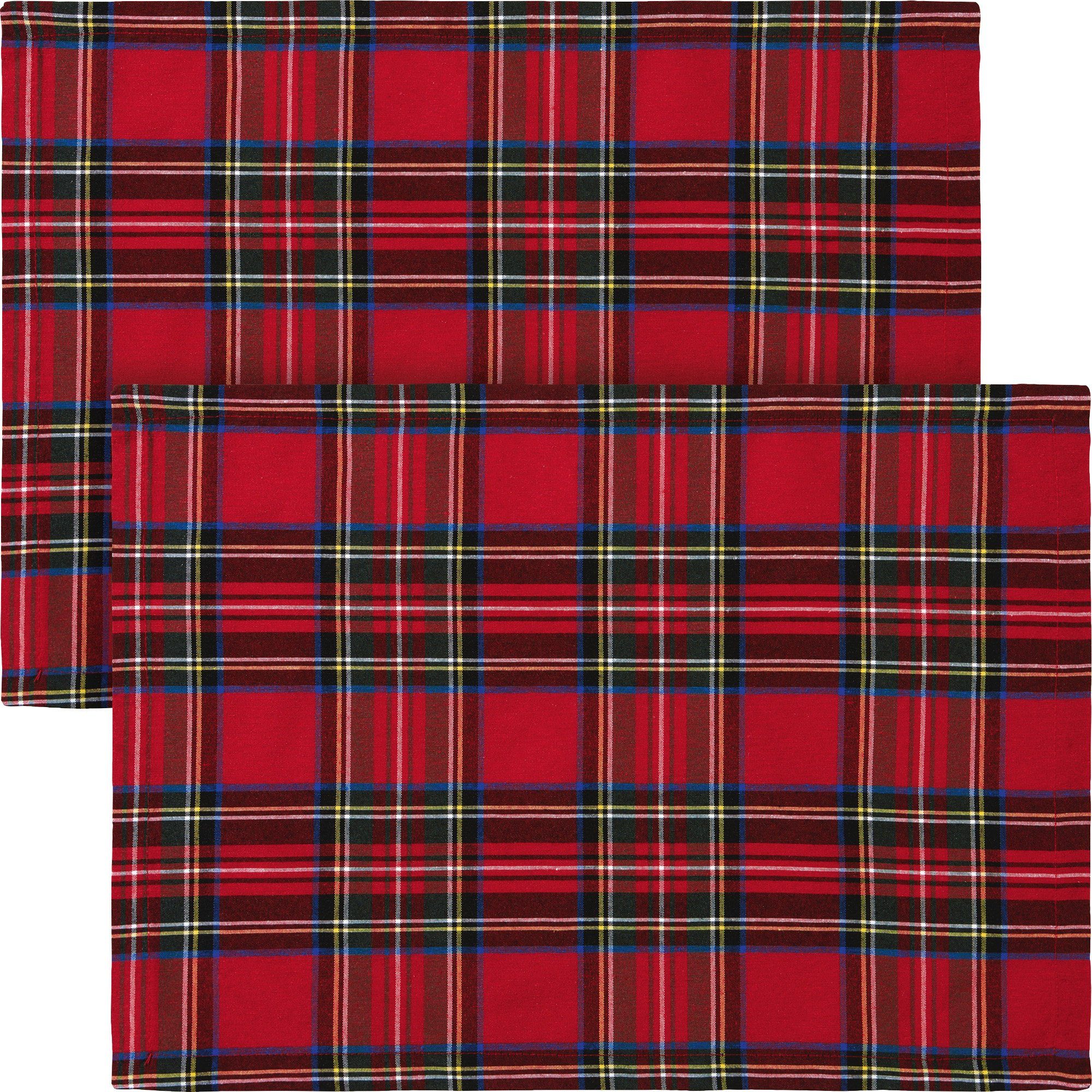 Erwin Müller Platzset Tischset 2er-Pack, Karo günstig online kaufen