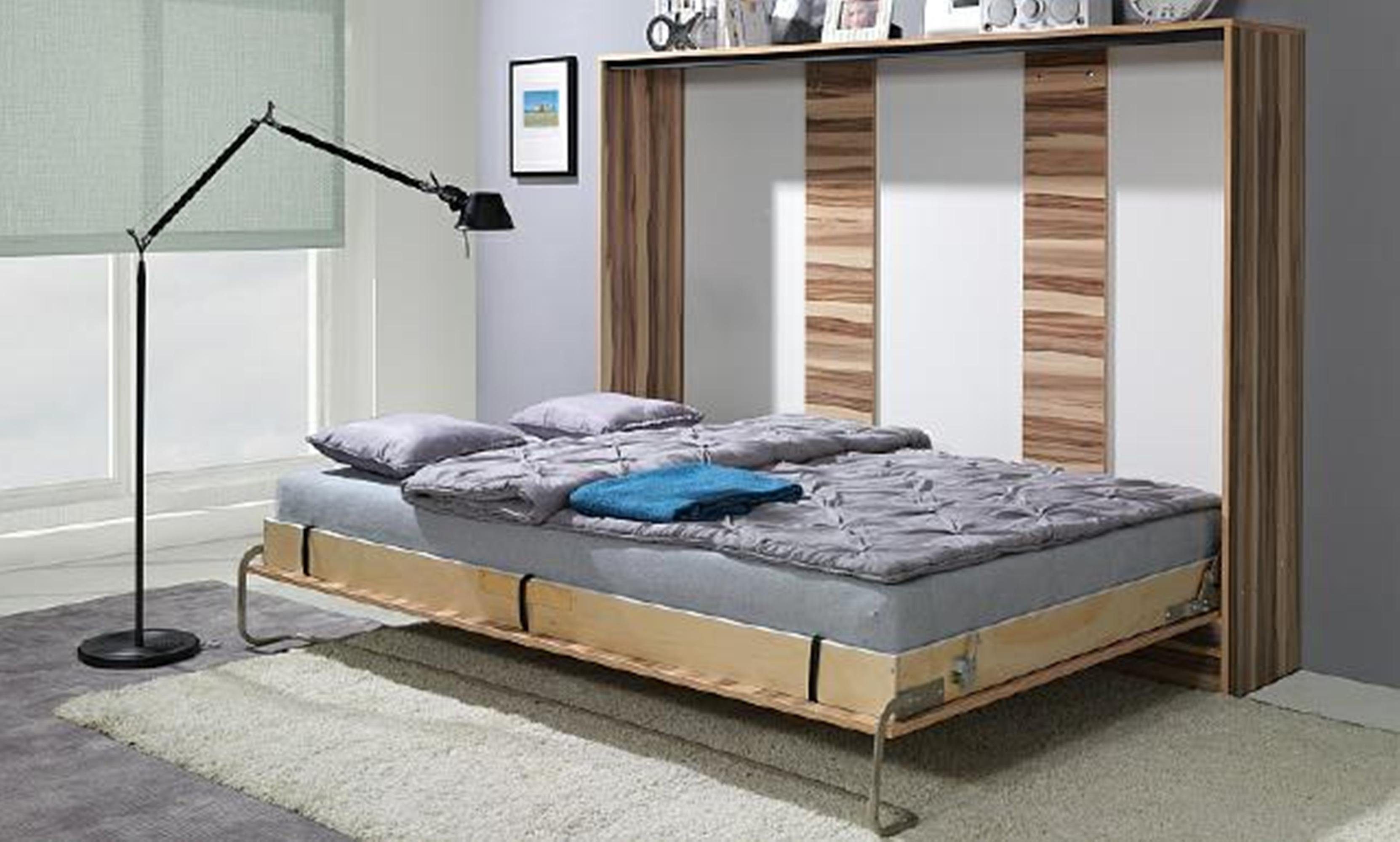 JVmoebel Bett »Bett Schrankbett Bettschrank CZAN 2 Schrank Betten Ausklappbares Bett Neu Sofort