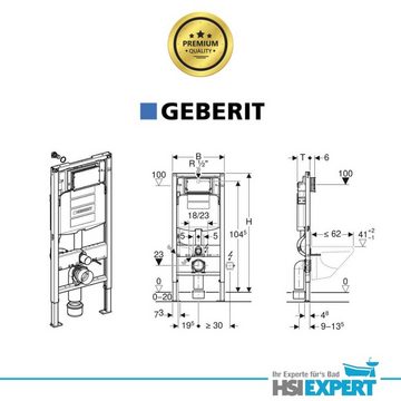 Vorwandelement WC Geberit Vorwandelement Sigma Hänge WC Toilette