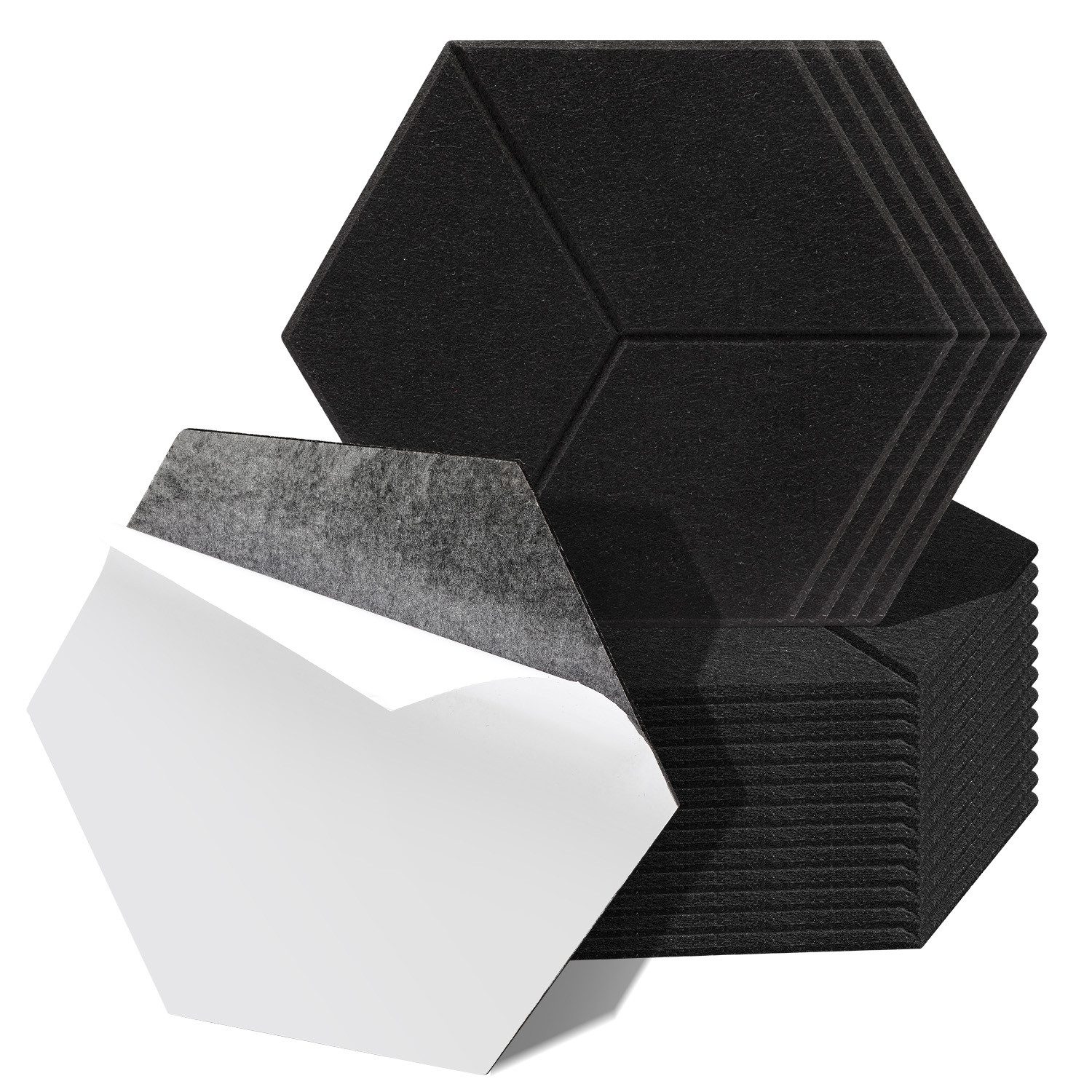 Clanmacy Akustikplatte 18 stuks Akustikplatten Hexagonal günstig online kaufen