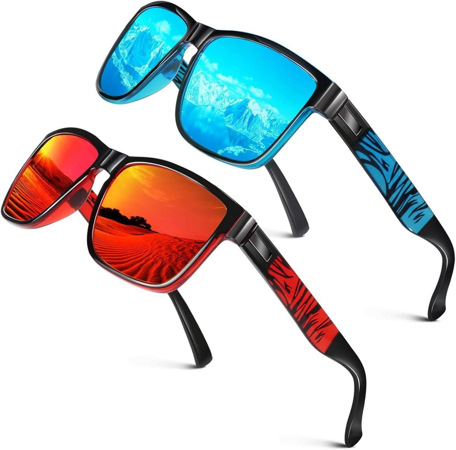 Sonnenbrille Polarisierte Sonnenbrille UV400 Schutz Verspiegelt Modisch CAT 3 CE