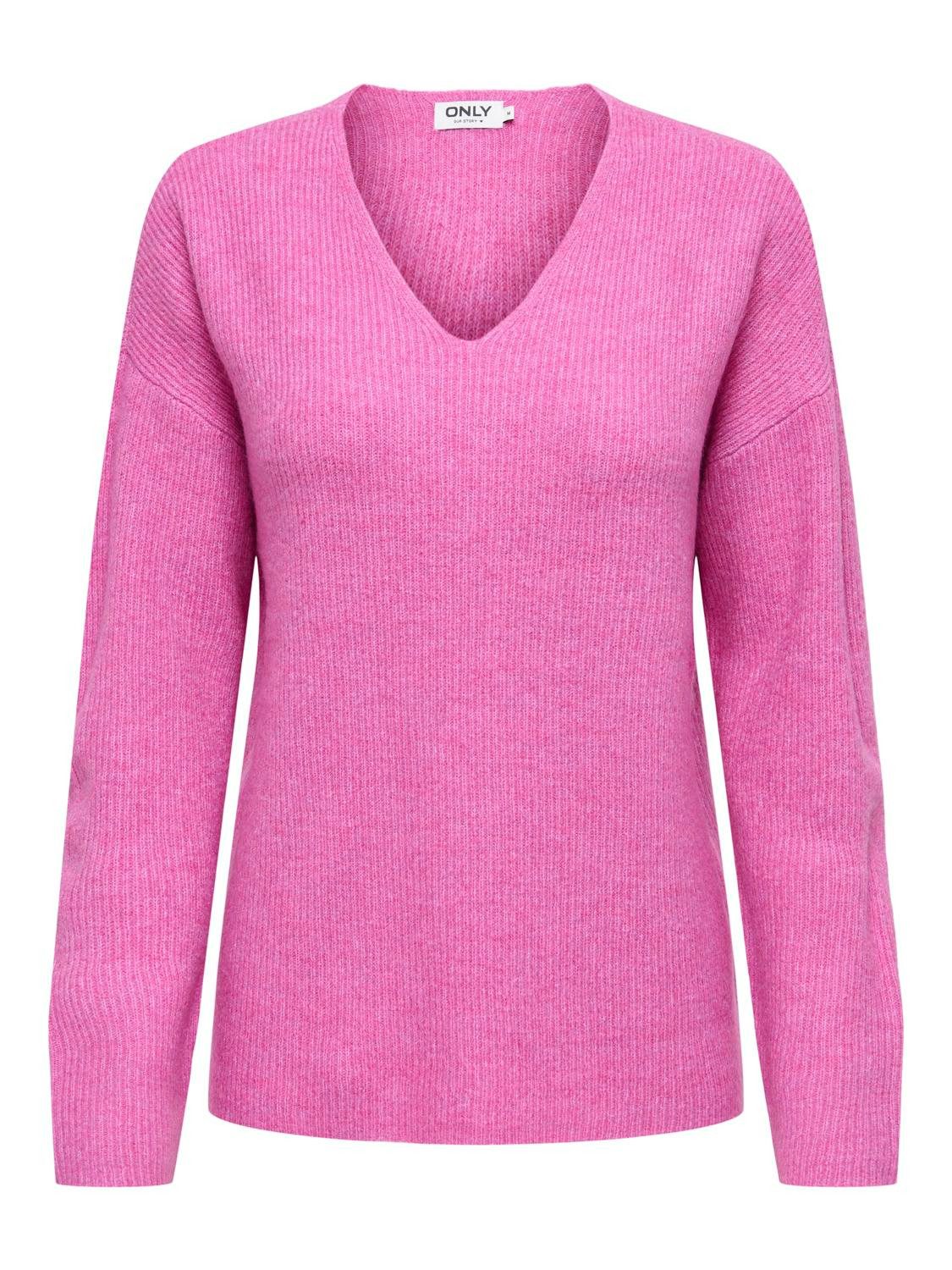 ONLY V-Ausschnitt-Pullover ONLCAMILLA V-NECK L/S PULLOVER KNT NOOS günstig online kaufen