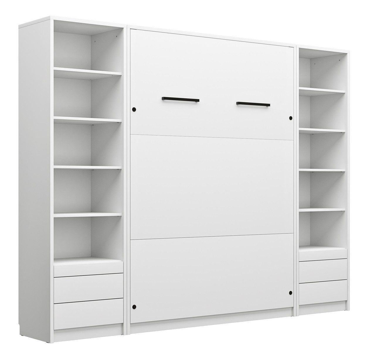 QMM TraumMöbel Schrankbett Wandbett GN 140x200 günstig online kaufen