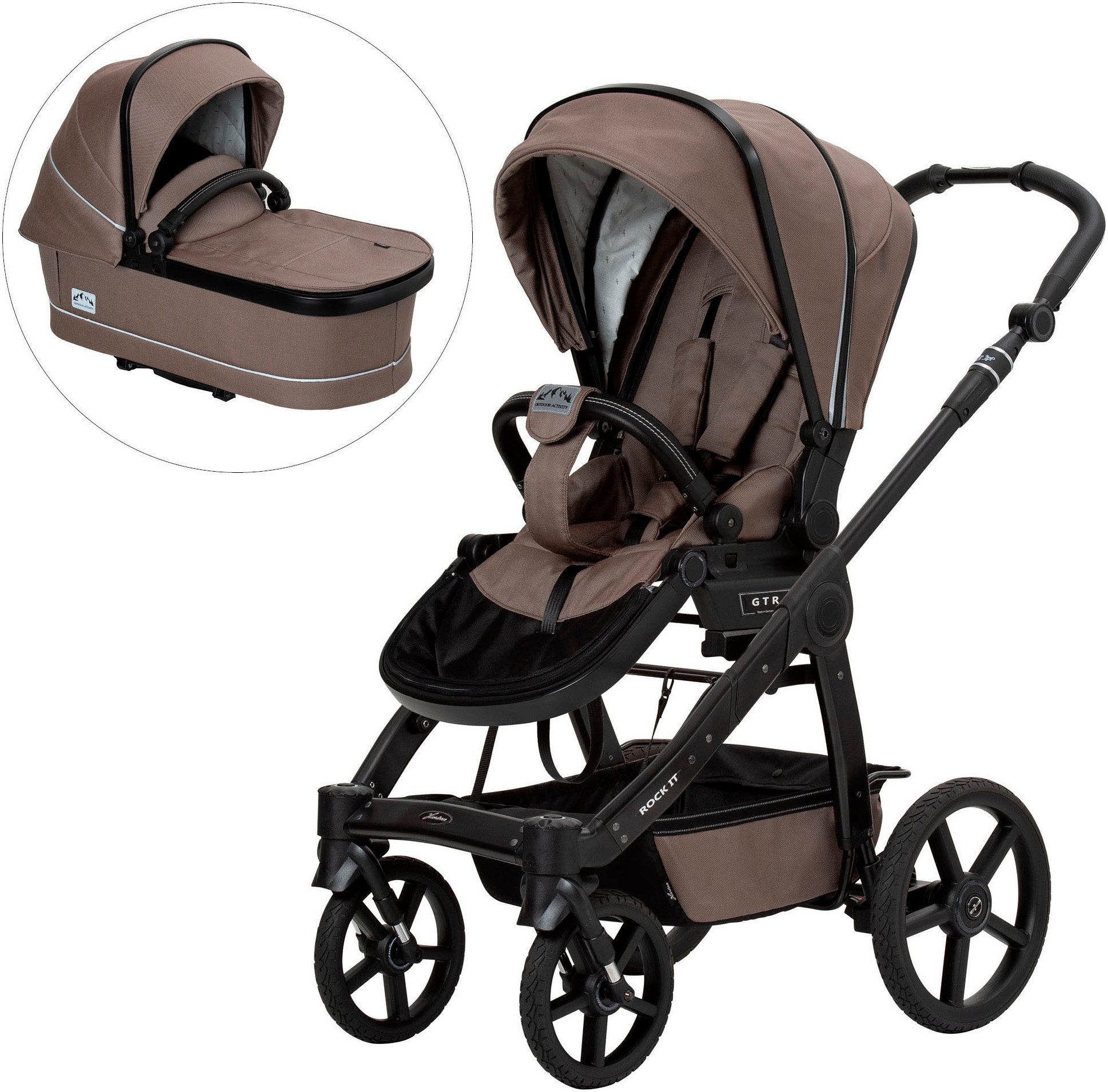 Hartan Kombi-Kinderwagen Rock it GTR Outdoor, (Set), Made in Germany
