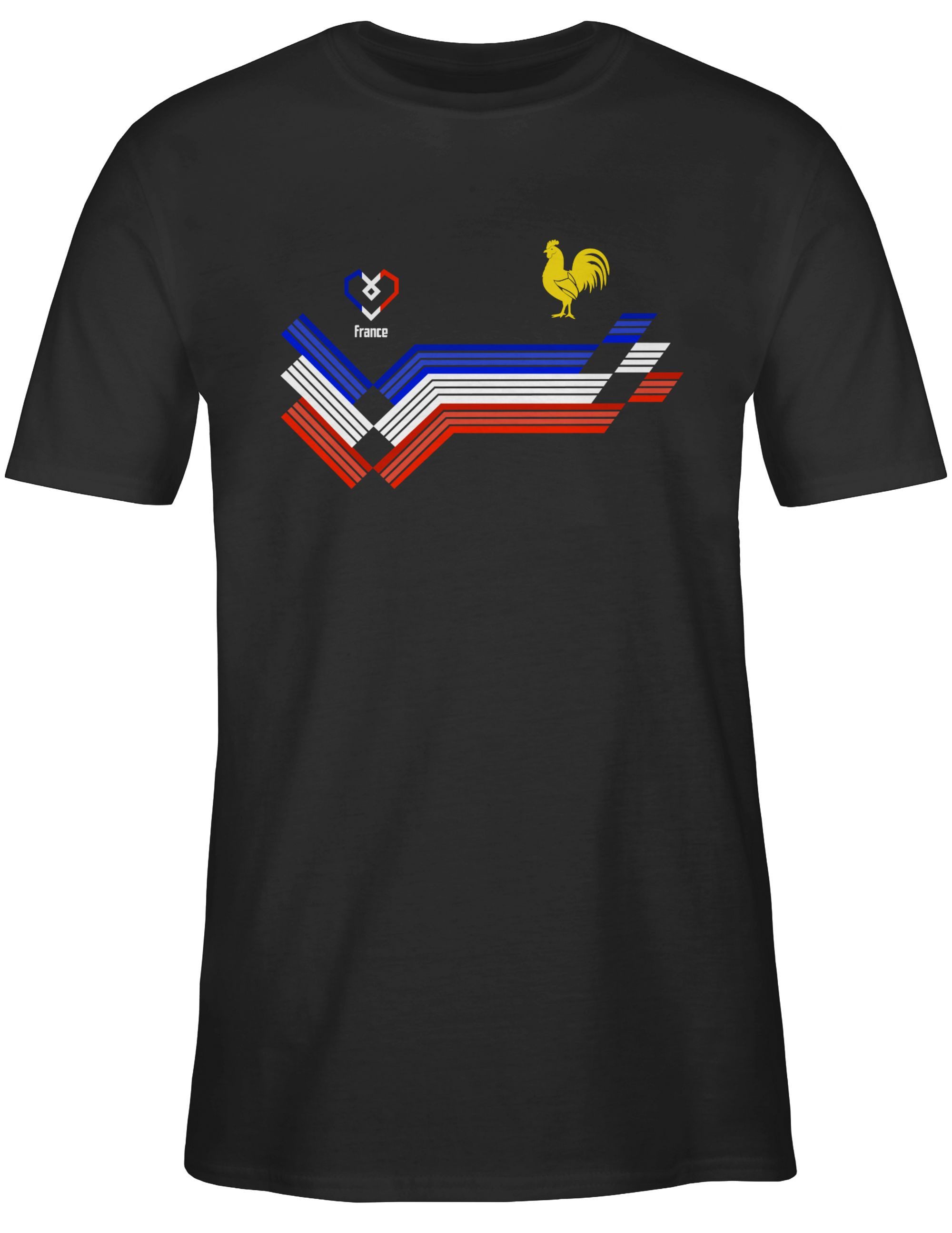 Shirtracer T-Shirt France Fanartikel EM, Frankreich Wappen 2026 Fussball WM Fanartikel