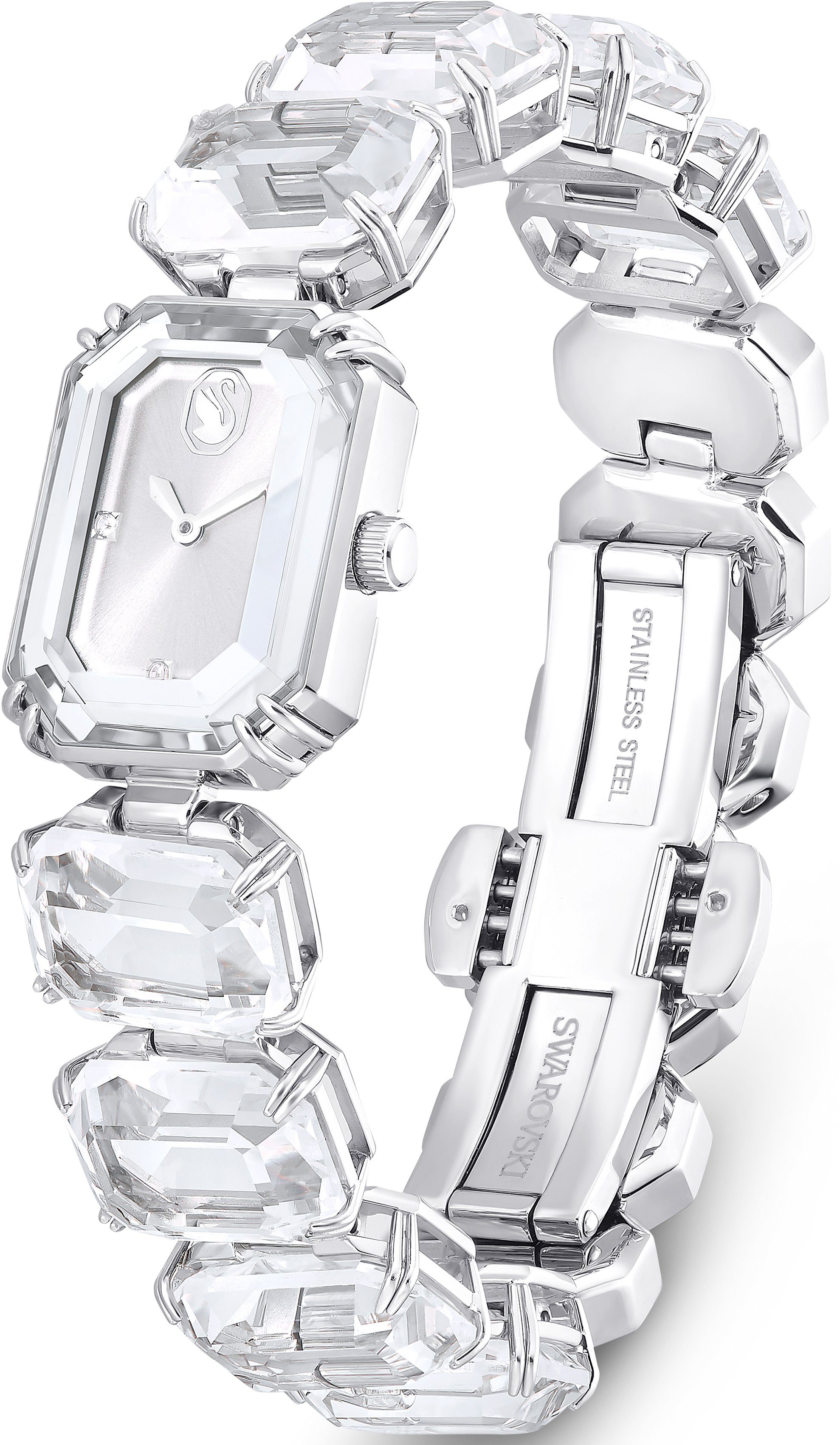 Swarovski Quarzuhr MILLENIA 5621173, Armbanduhr, Damenuhr, Swarovski-Kristalle, Swiss Made