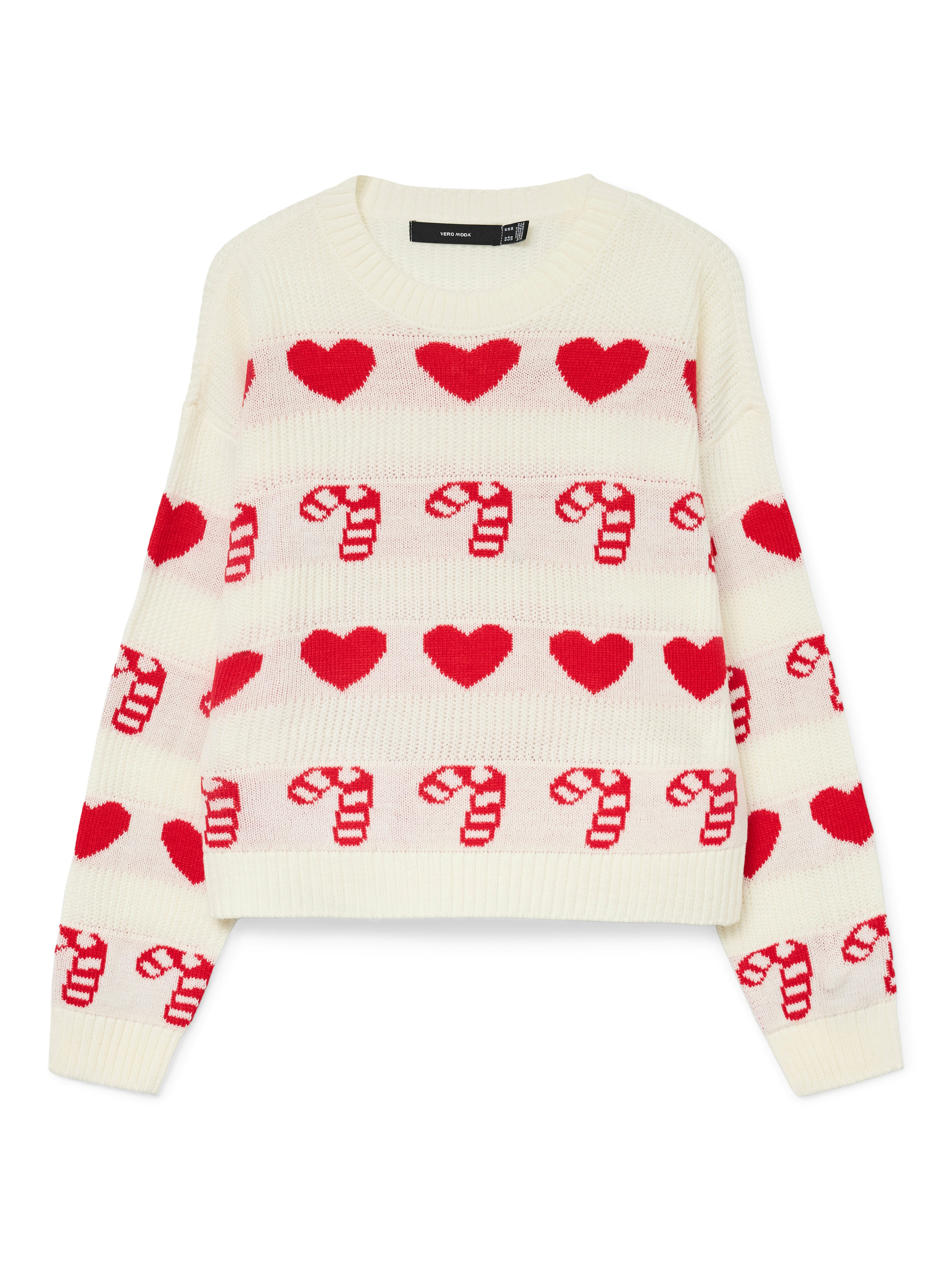 Vero Moda Рождественские VMCANDYHEARTS LS O-NECK PULLOVER XMAS