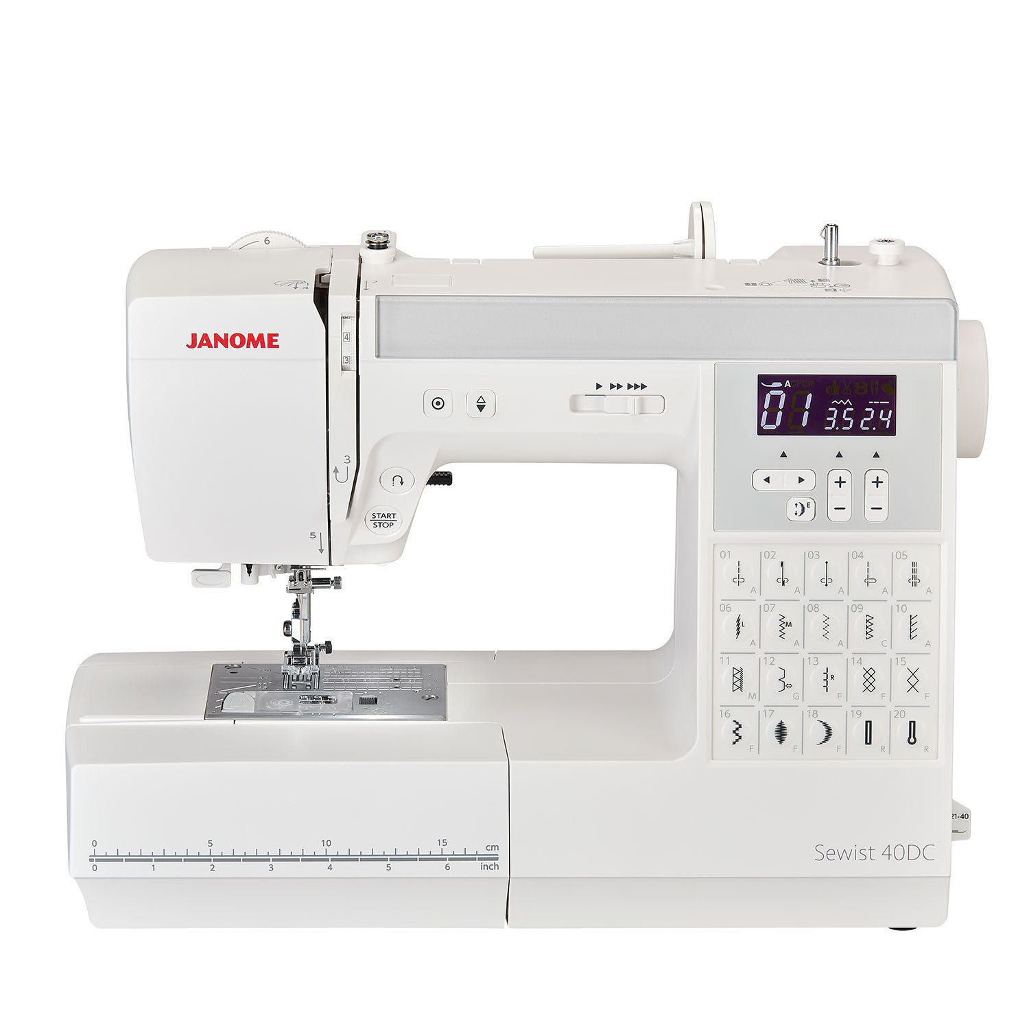 Janome Nähmaschine Sewist 40DC, 40 Programme