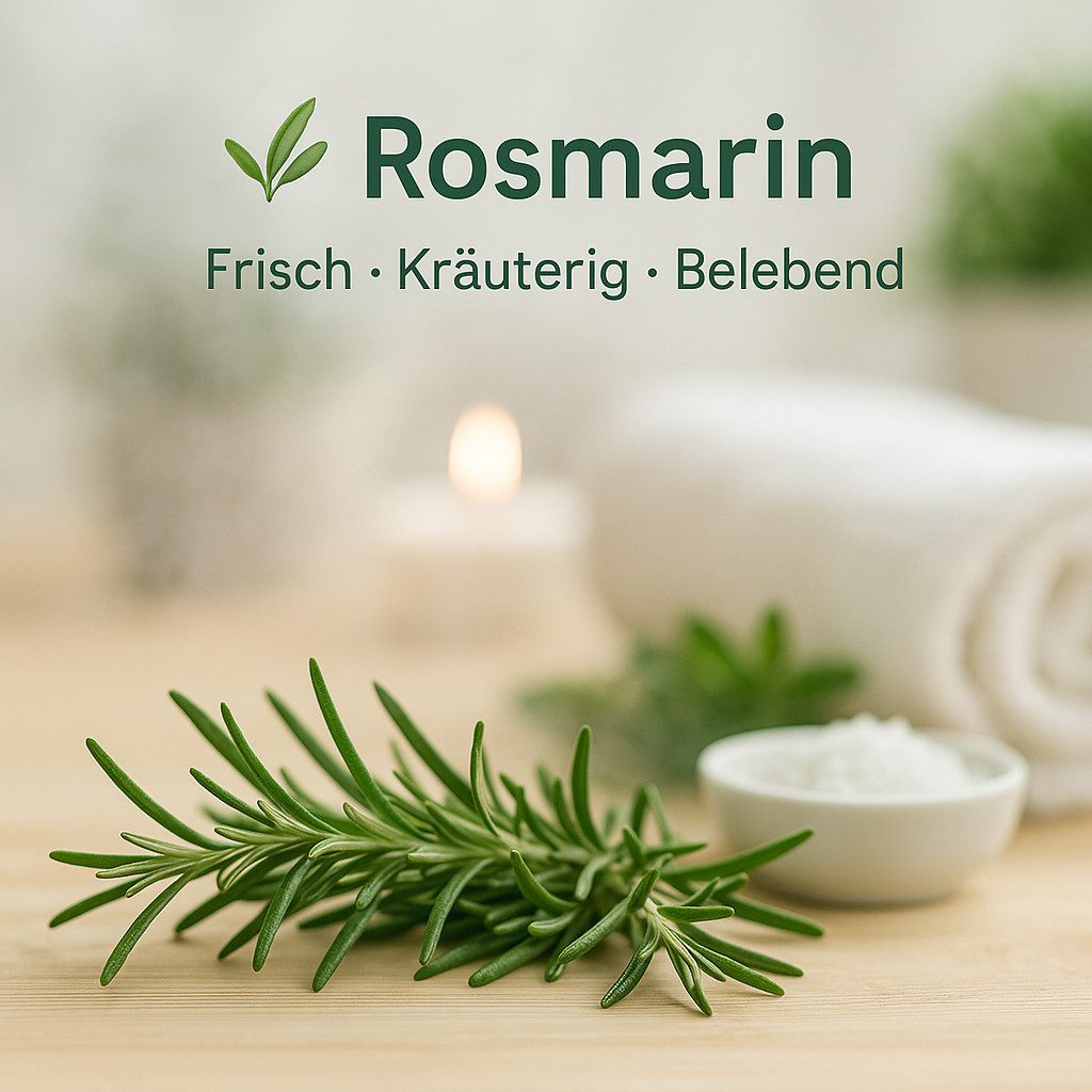 Dufte Momente Massageöl Rosmarin 250ml - 3 L, hochwertige Pflanzenöle als Basis, vegan und ohne Tierversuche