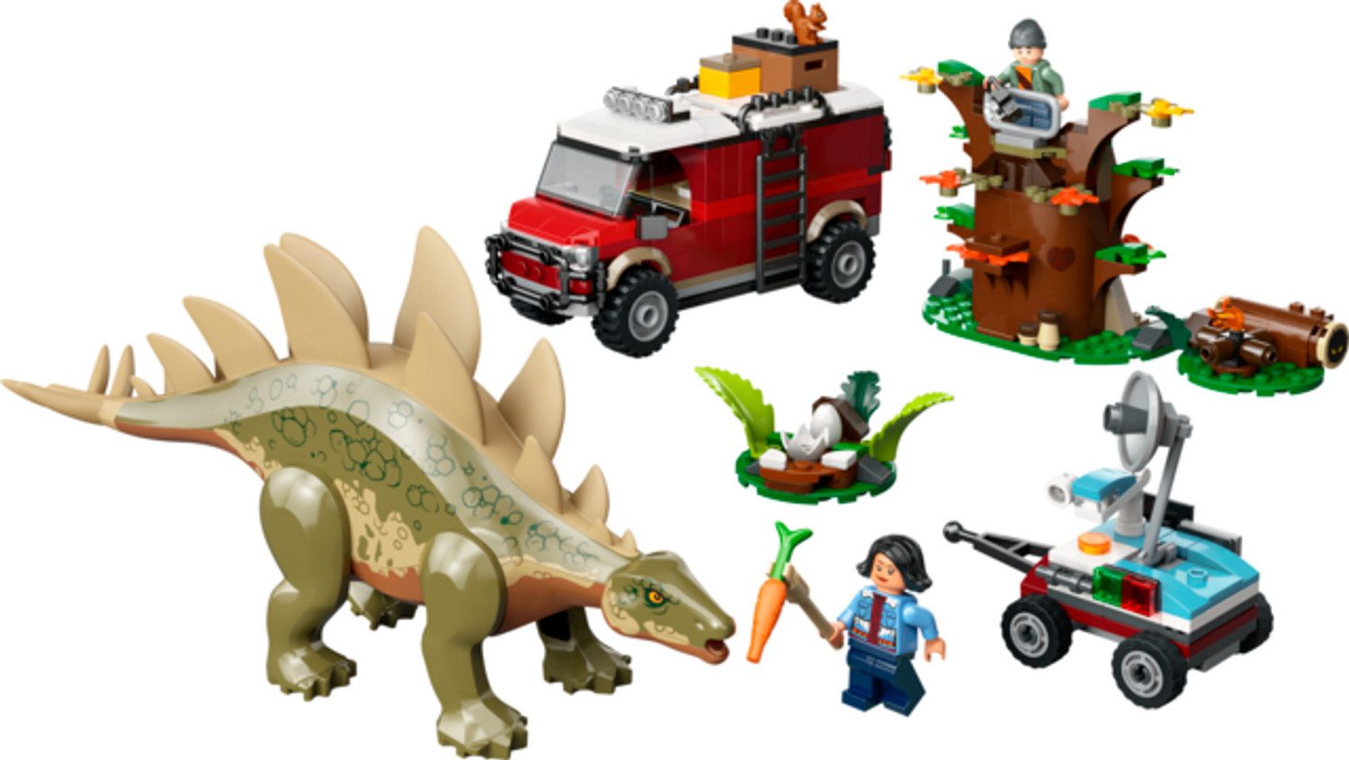 LEGO® Jurassic World Dinosaurier-Missionen: Entdeckung des Stegosaurus Konstruktionsspielsteine, (Dinosaurier-Missionen: Entdeckung des Stegosaurus, Klemmbausteine), Made in Europe