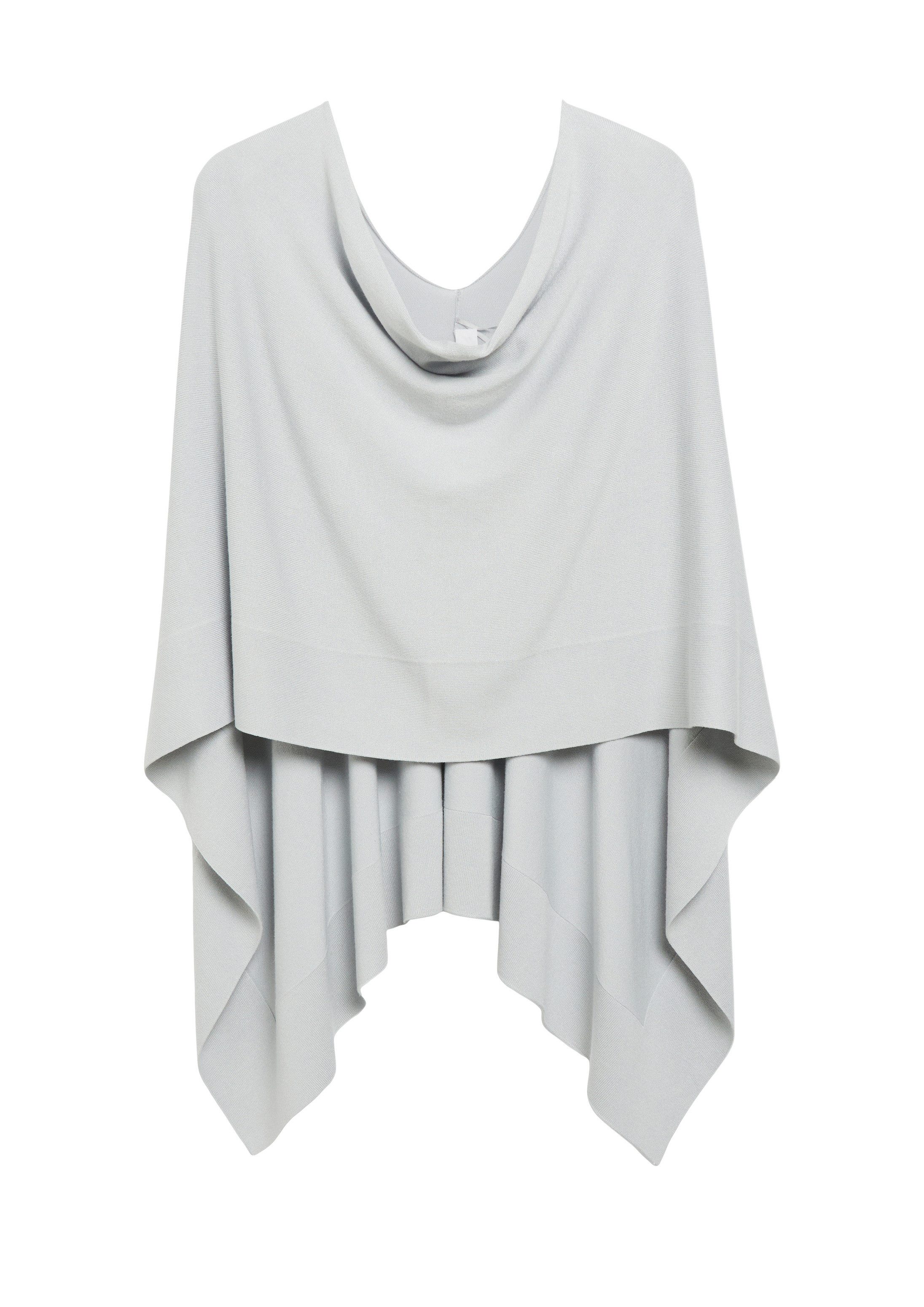 comma Poncho Indoor-Poncho Feinstrick-Poncho aus Viskosemix