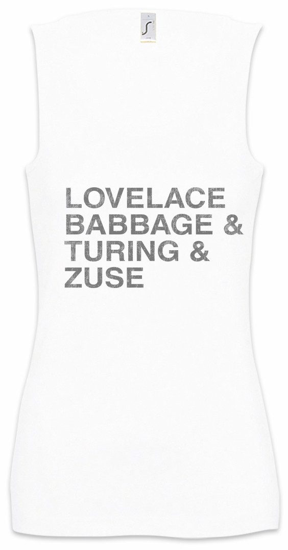 Tanktop Lovelace & Babbage & Turing & Zuse Ärmelloses Damen T-Shirt The