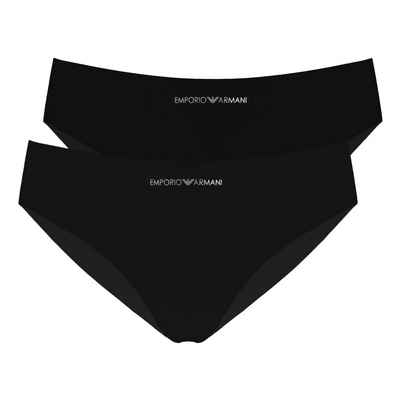 Emporio Armani Slip Bonding Microfiber Brief (2-St) mit nahtloser Verarbeitung und flachem Saum