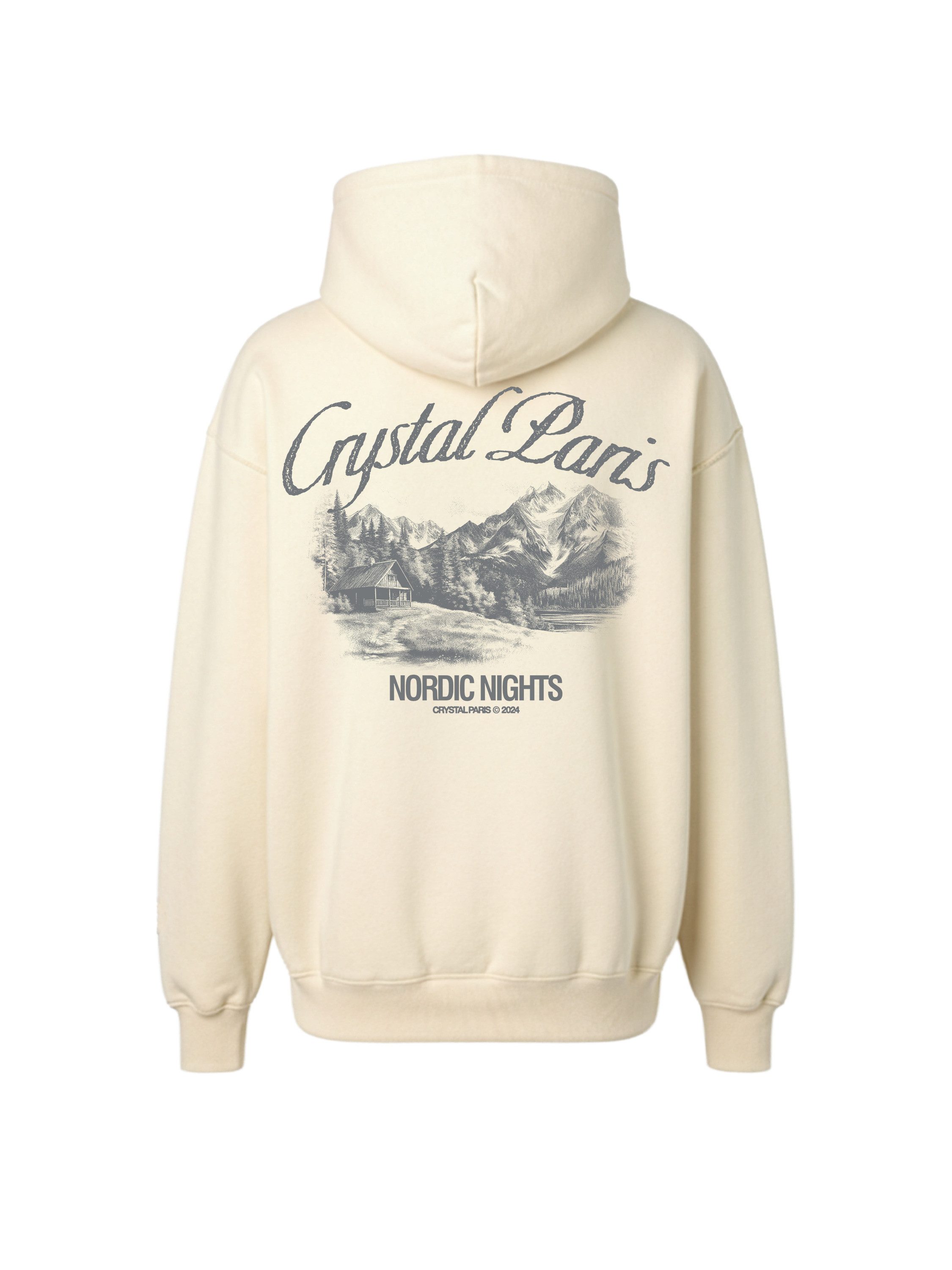 Crystal Paris Kapuzenpullover Nature (1-tlg)