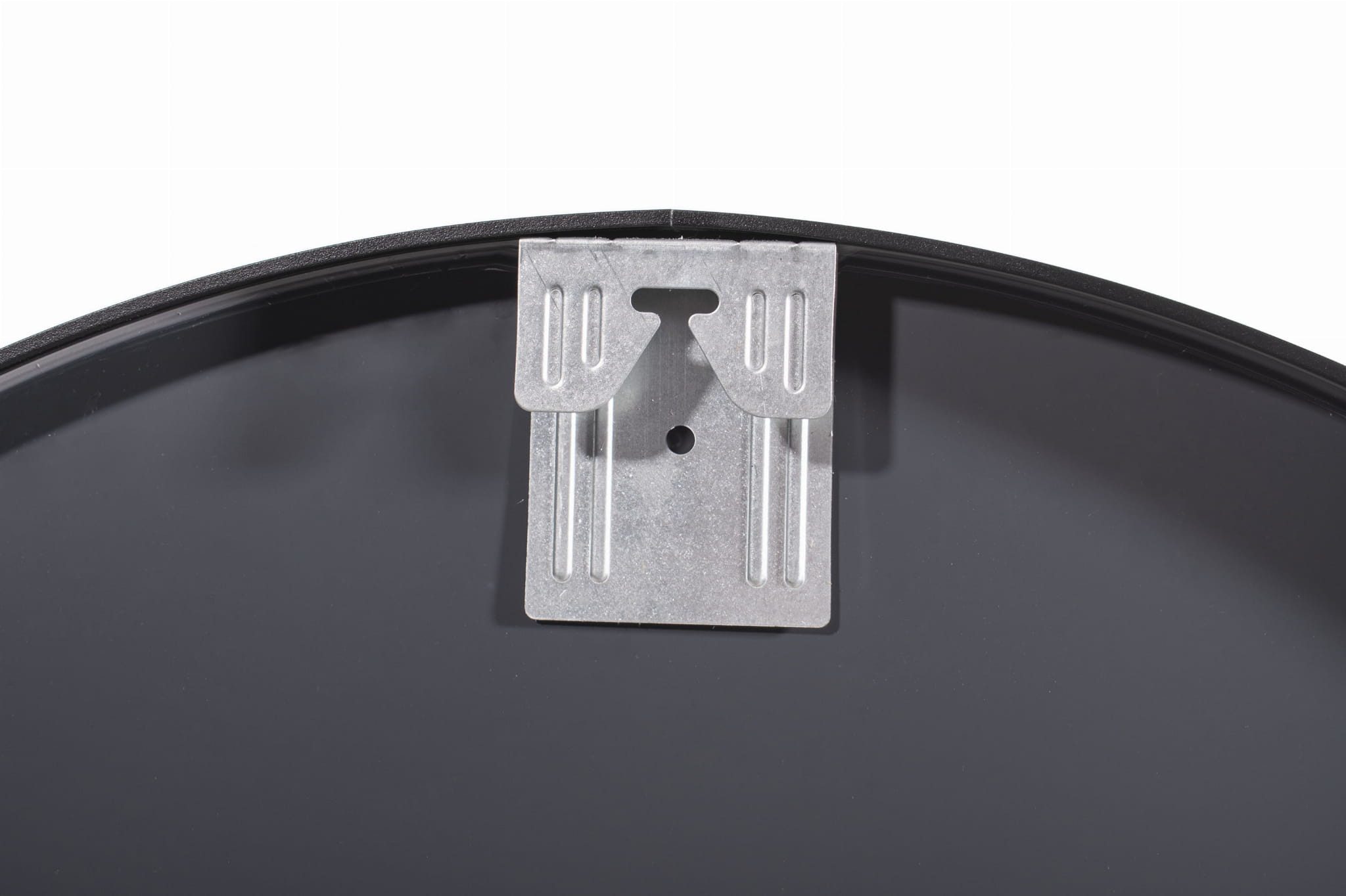 Best for Home Dekospiegel Spiegel Schwarz – 47,5 cm, modern & elegant (Einzelartikel, 2-St., Spiegel inkl. Montageset), Runde Form, Schwarzer Rahmen, Verzerrungsfreies Spiegelglas