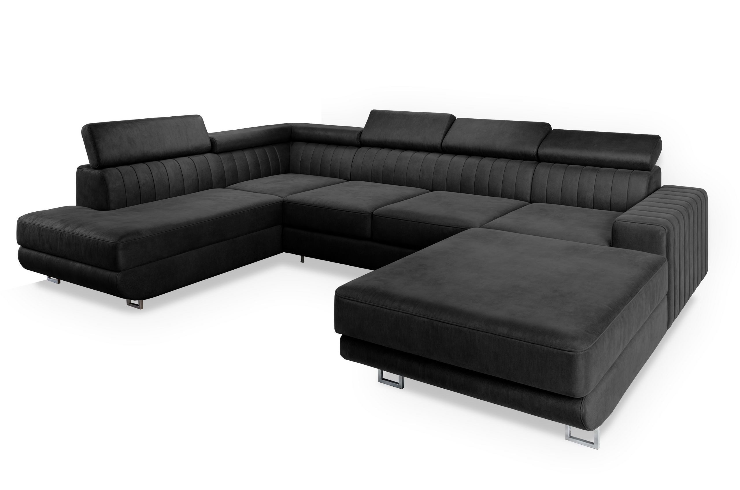 Masseno Ecksofa SIENA mit Schlaffunktion U-Form, Sofa mit Bettkasten günstig online kaufen