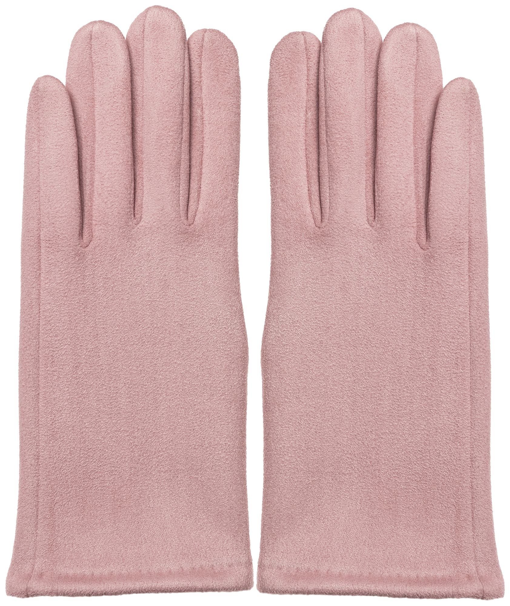 uni Strickhandschuhe klassisch Handschuhe Caspar GLV013 Winter rosa Damen elegante