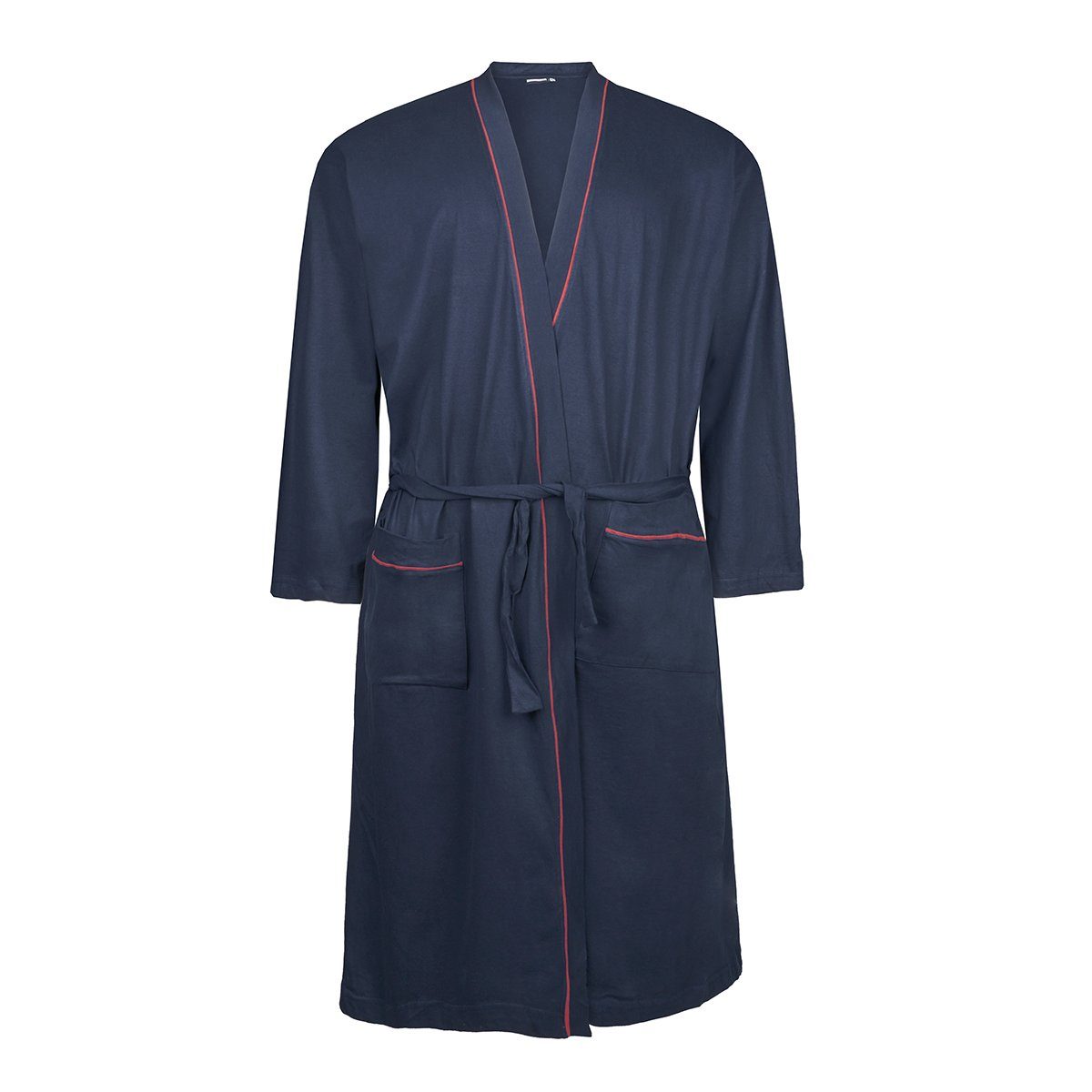 ADAMO Morgenmantel Adamo leichter Hausmantel navy Übergröße, Baumwolle günstig online kaufen