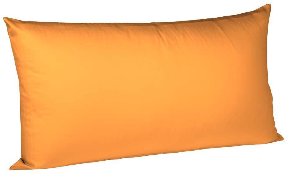 fleuresse Kissenbezug Colours Mako Satin, 100% Baumwolle, mit Reißverschluss, (2 Stück), Mako Satin, glänzend, glatt, Premium Qualität