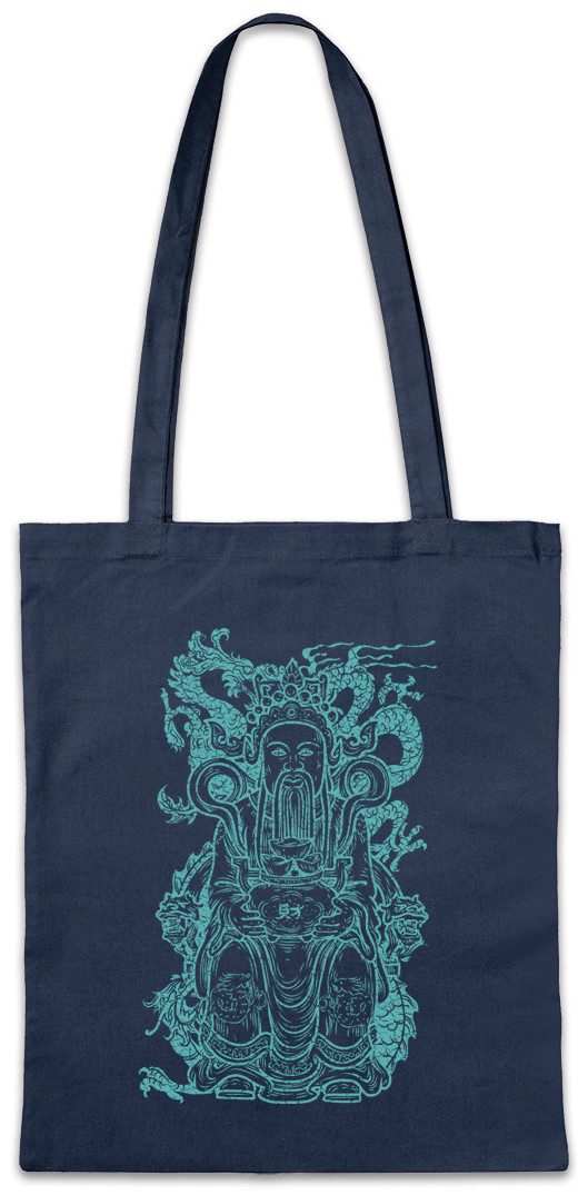 Beuteltasche Asian Emperor Stofftasche Kaiser Japan Tattoo Asien Asia Kingdom Art