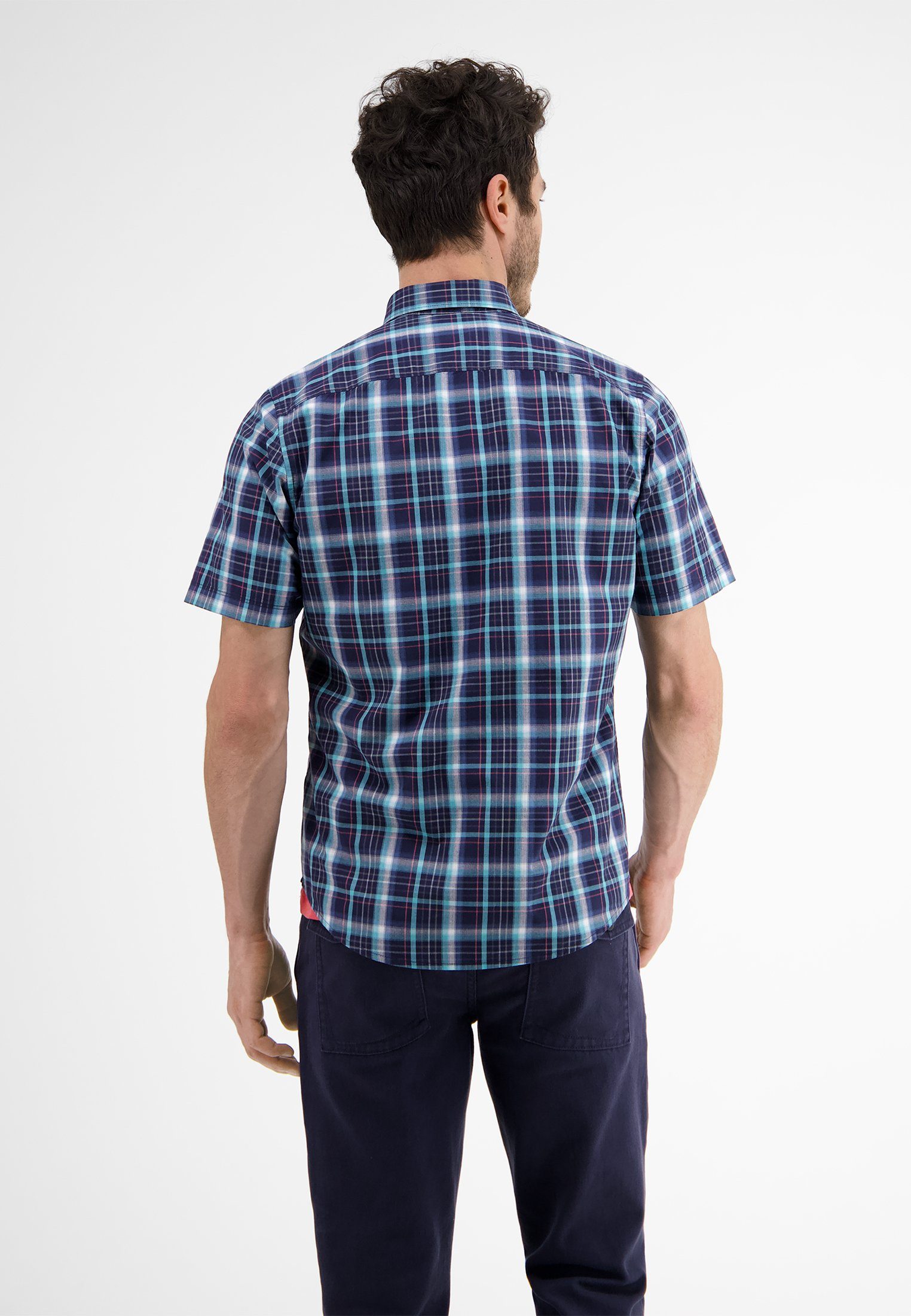 LERROS Kurzarmhemd Halbarmhemd *Poplin Check*