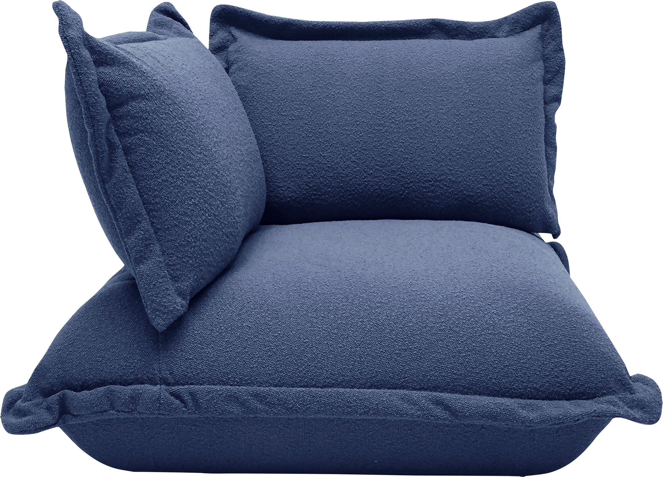 Kissenlook, Cushion, TOM lässigen Kaltschaumpolsterung Sofa-Eckelement im TAILOR mit HOME softer