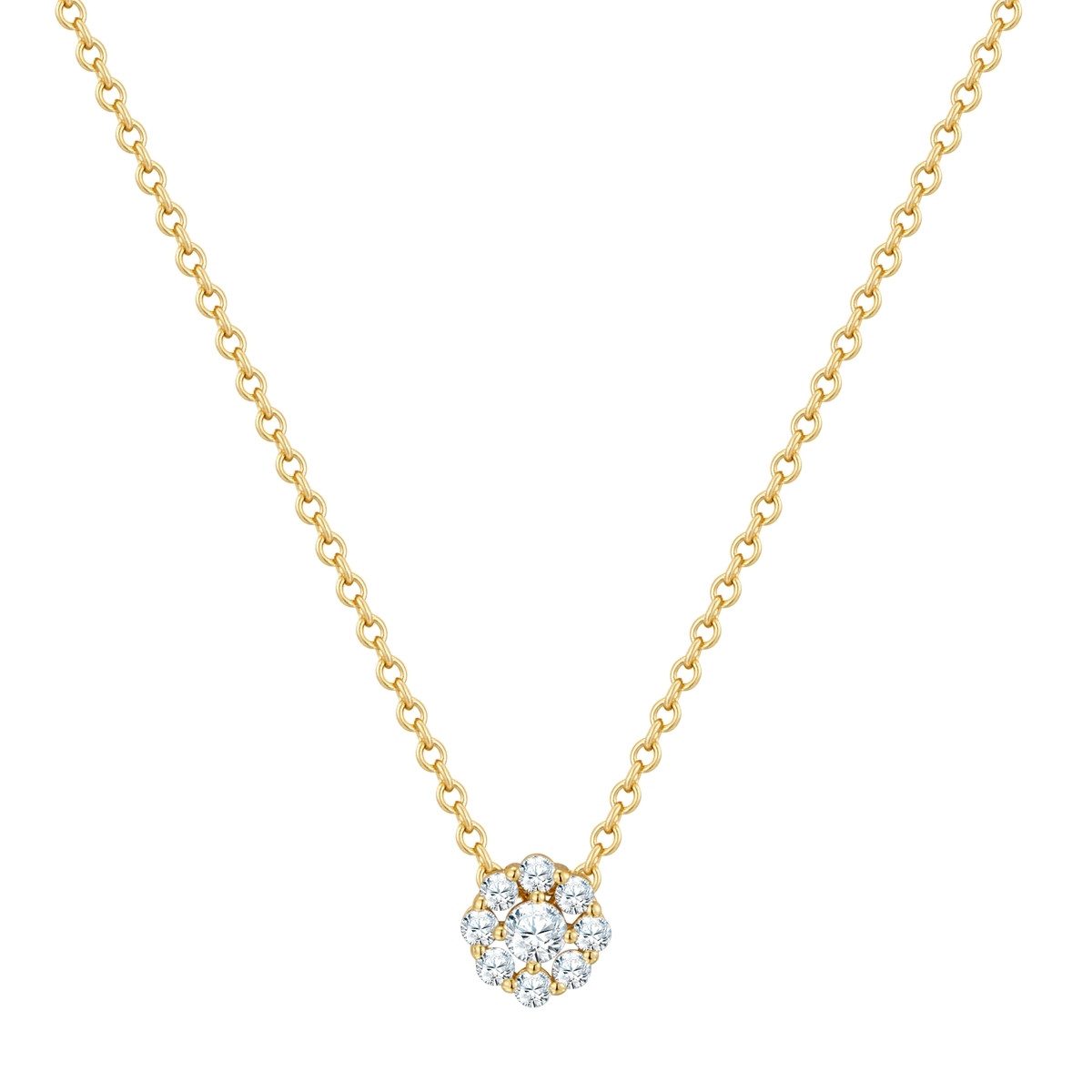 Glanzstücke München Kette mit Anhänger AV279 (1-tlg), mit Zirkonia