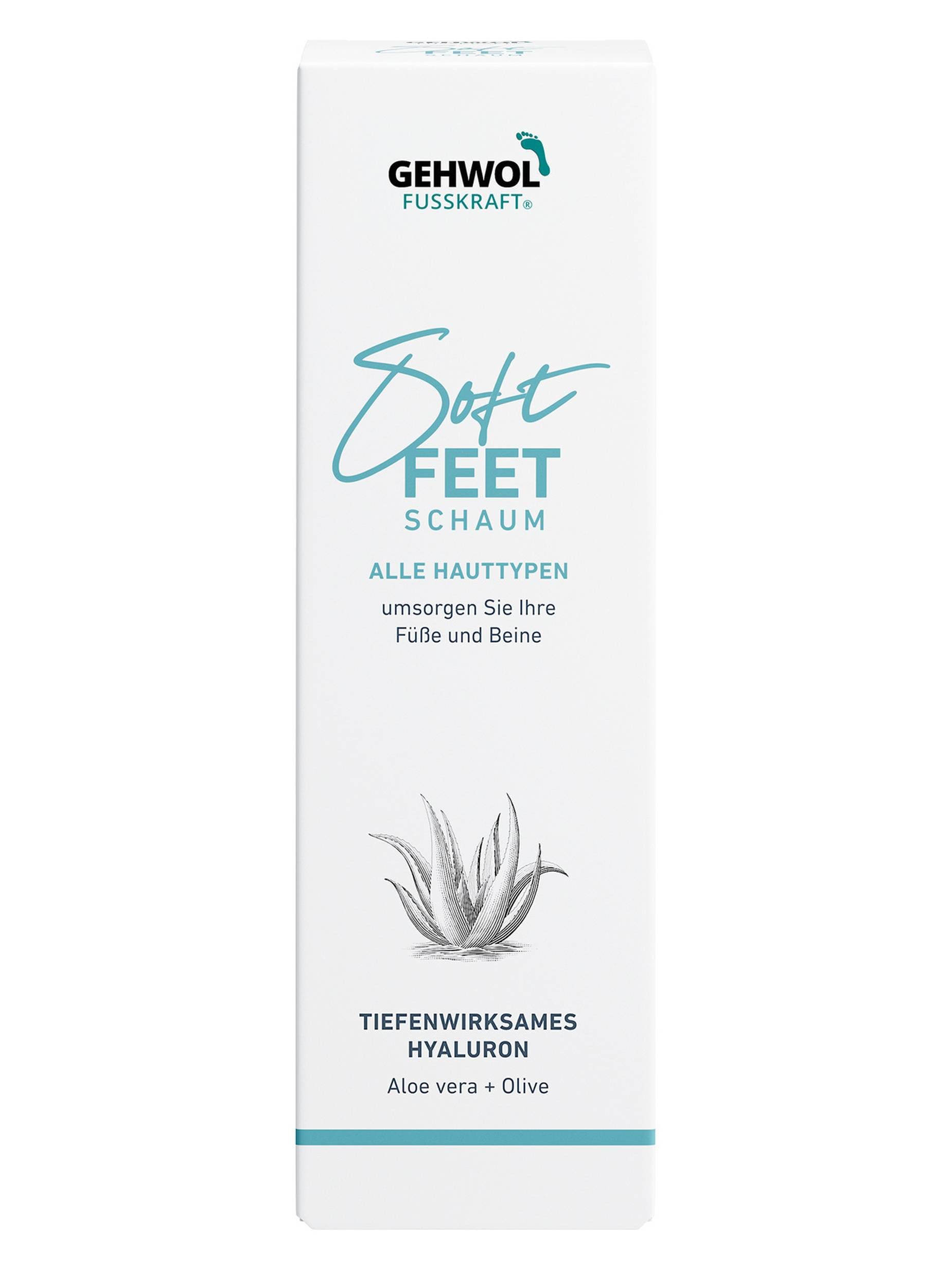 Eduard Gerlach GmbH Fußcreme GEHWOL FUSSKRAFT Soft Feet Schaum (125 ml) - feuchtigkeitsspendender Packung