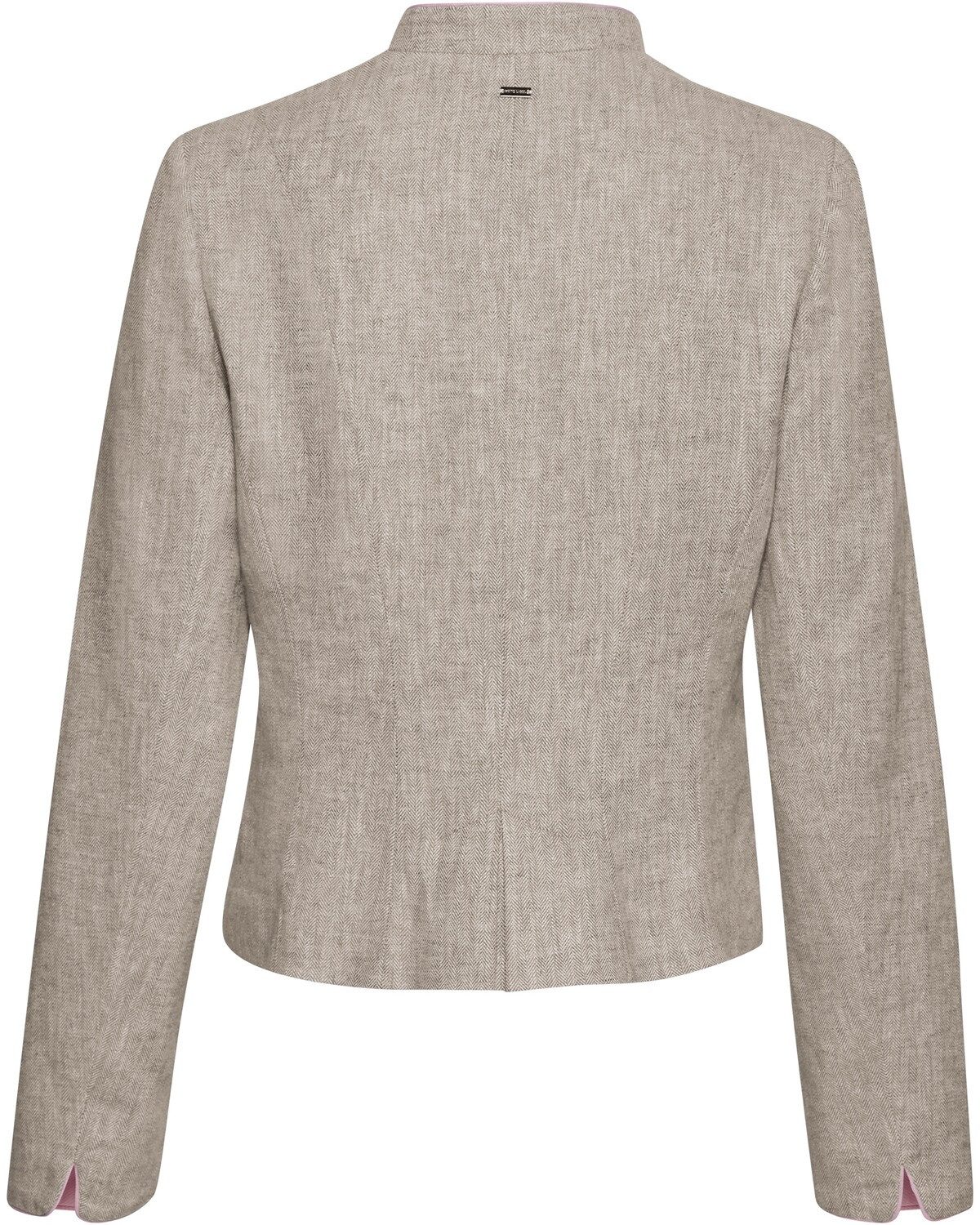 White Label Trachtenjacke Kurze Fischgrat-Jacke