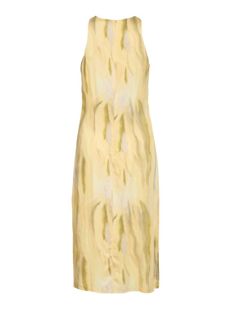 Vila Cocktailkleid VIMURINA BAN O-NECK MIDI DRESS/BFS Pale Banana/Ban