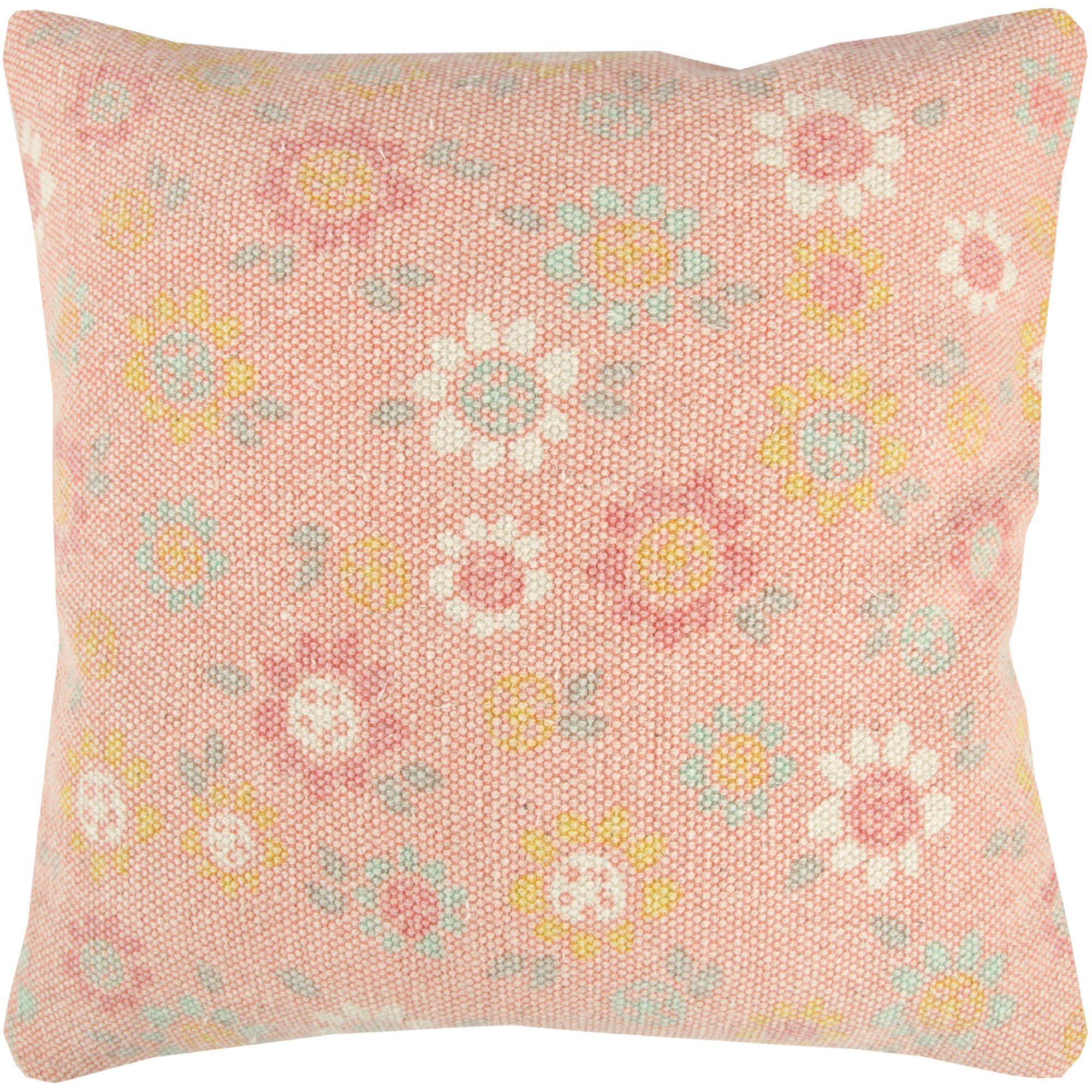 Bestlivings Kissenbezug Chiffa - Blumen, (1 Stück), Dekokissen 45 x 45 cm Kissenhülle inkl. Füllkissen (2er Pack)