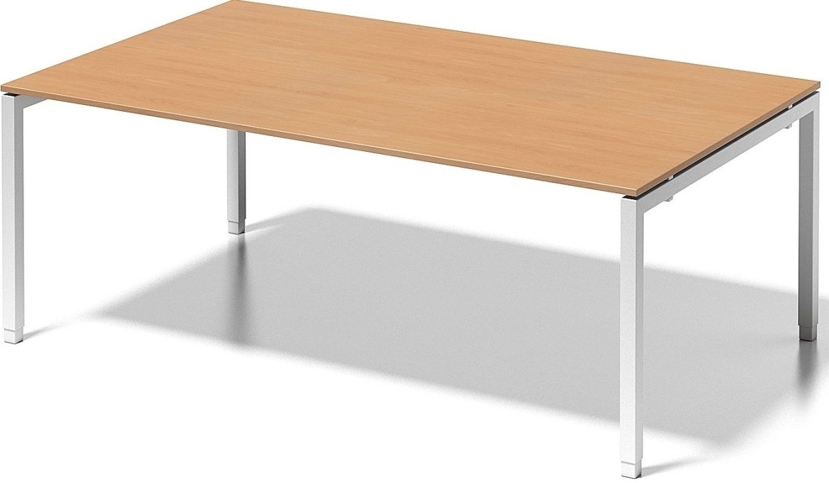 Bisley Konferenztisch Chefarbeitsplatz/Konferenztisch Cito BxTxH 200x120x65-85cm buche/verke