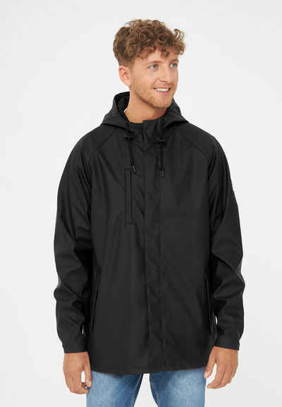 Derbe Regen- und Matschjacke Passby Plain PVC und PFC frei, wasserabweisend, winddicht, Kapuze