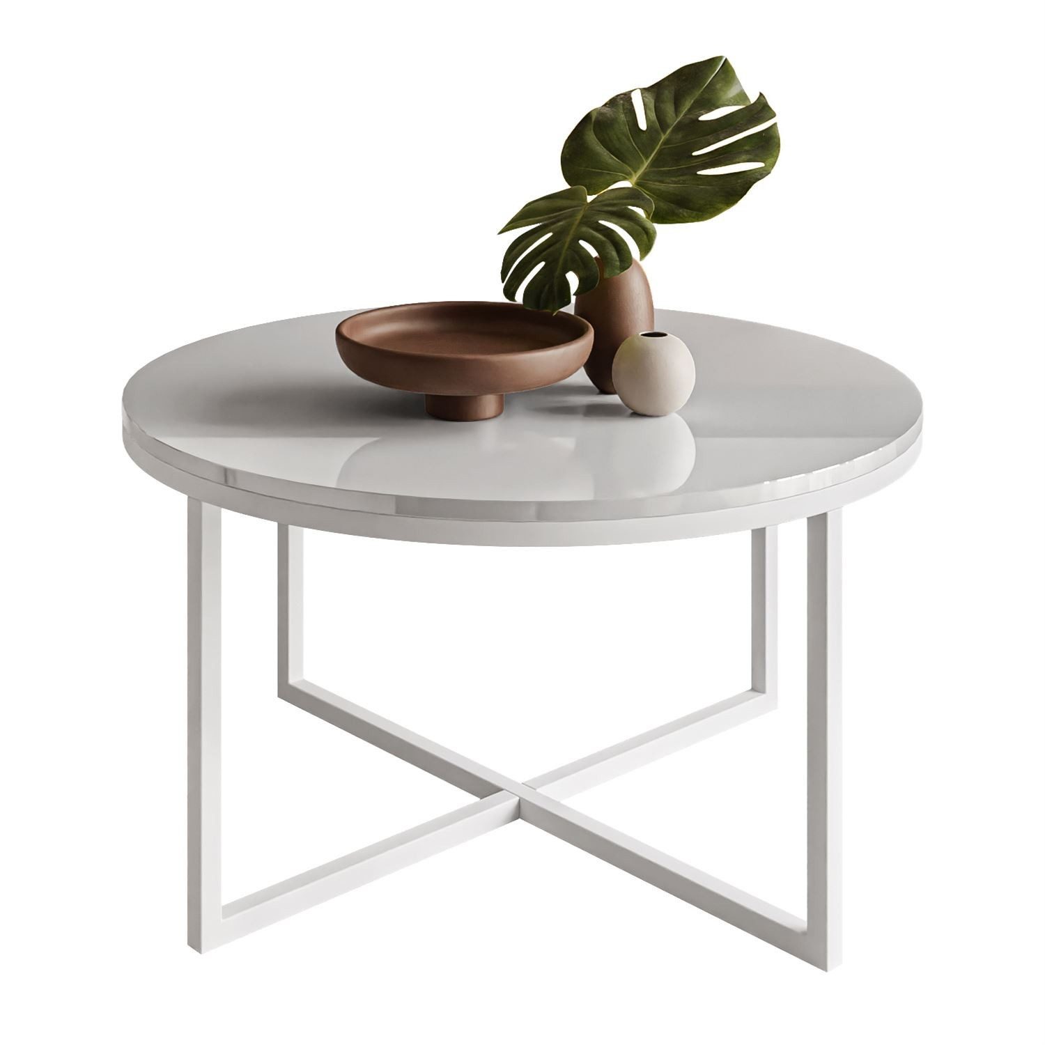 Lookway Couchtisch Runder CIRI-X Hochglanz (1 günstig online kaufen
