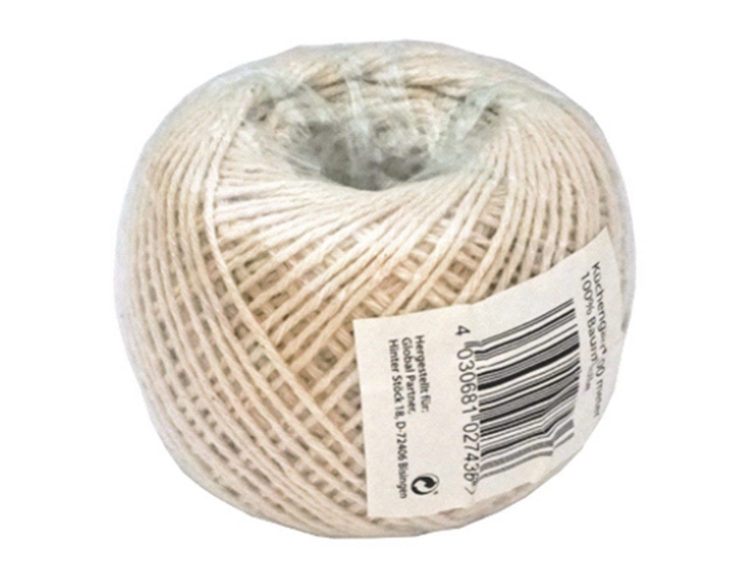 Global Partner Küchengarn Küchengarn, (Rolle, 1-St., Küchengarn), Küchengarn, Metzgergarn, Bratenschnur, Kochgarn, Fleischschnur, Küchen