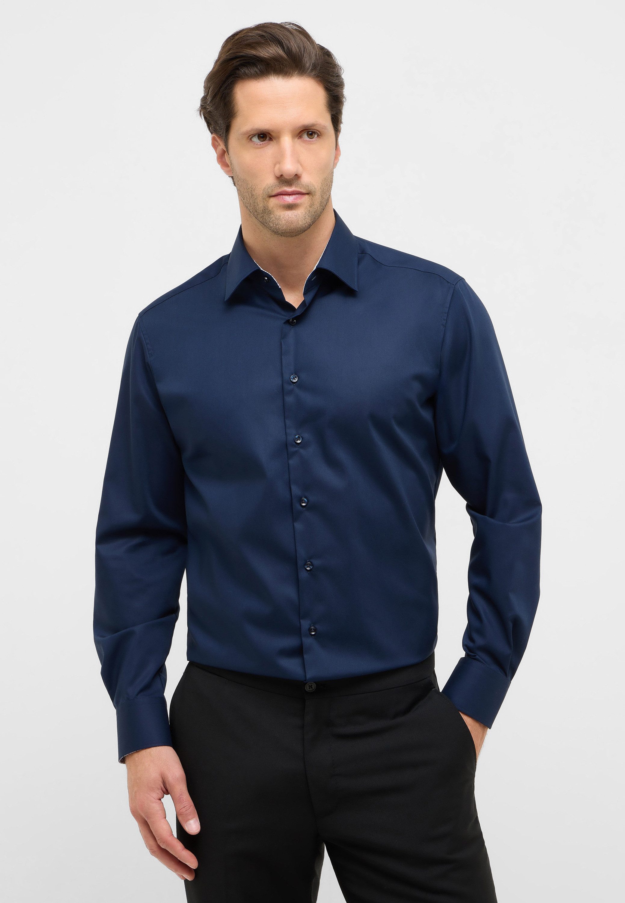 Eterna Langarmhemd MODERN FIT NON IRON (bügelfrei) günstig online kaufen