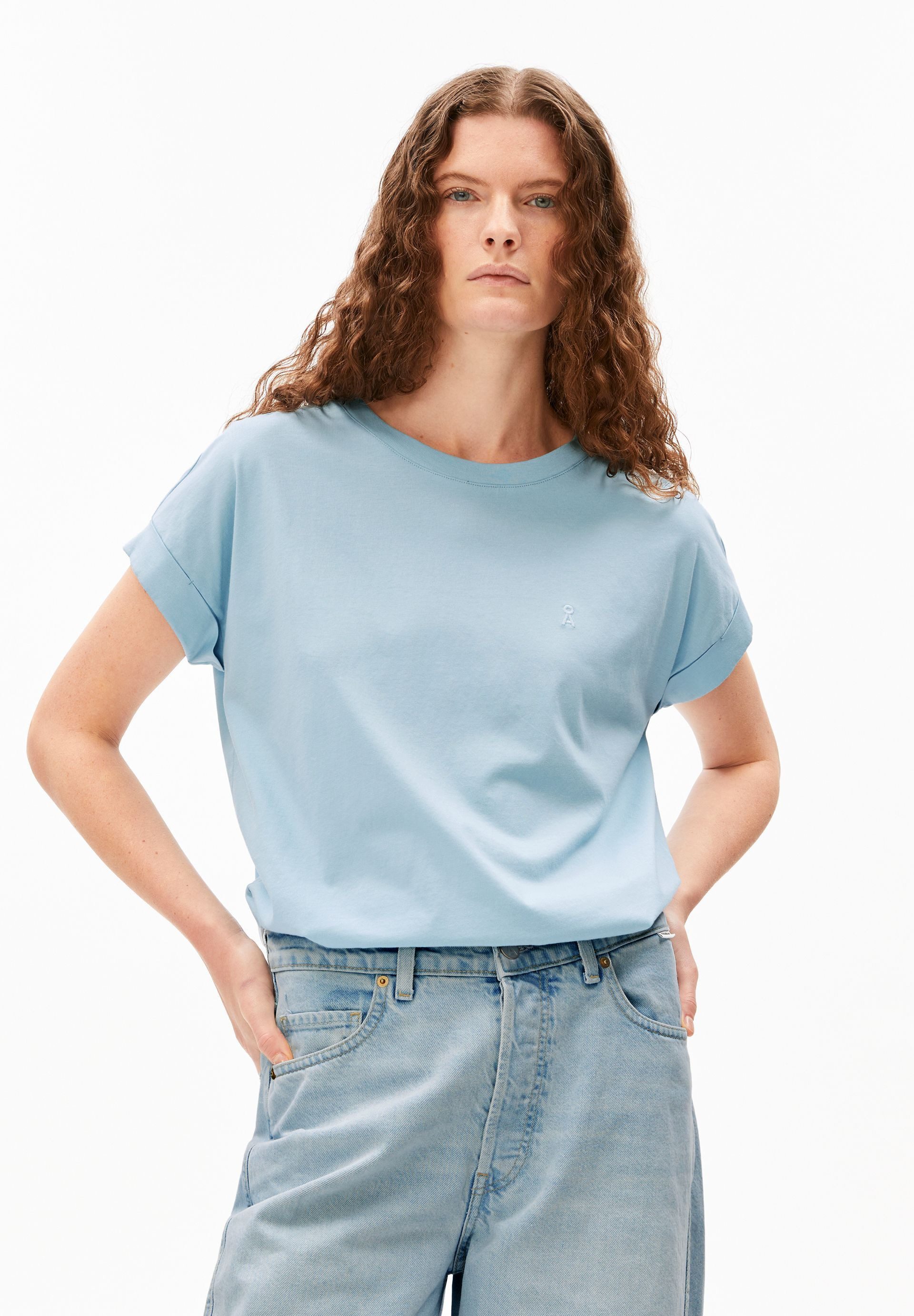 Armedangels T-Shirt IDAARA T-Shirt aus Bio-Baumwolle Loose Fit günstig online kaufen