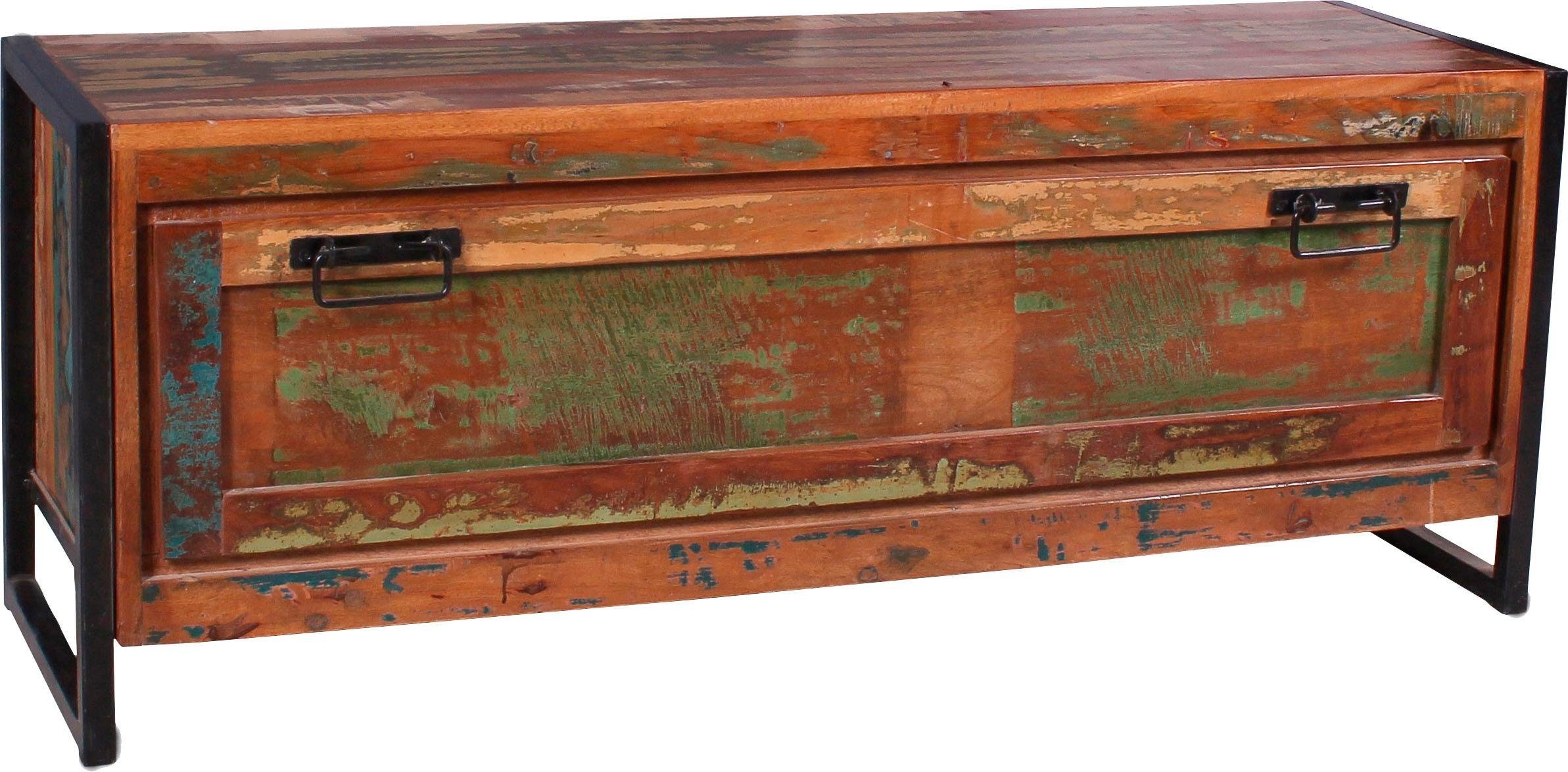 SIT Schuhkommode Bali, aus recyceltem Holz, Shabby Chic, Vintage