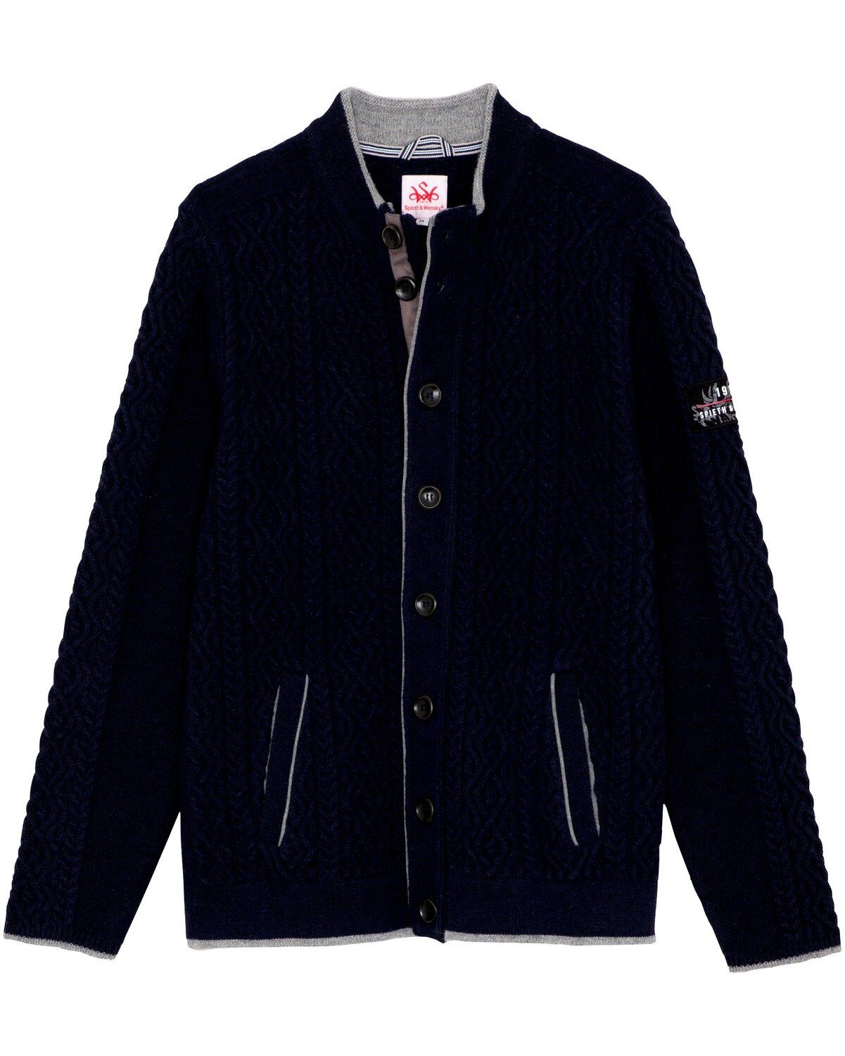 Spieth & Wensky Strickjacke Zopfstrickjacke Barnabas