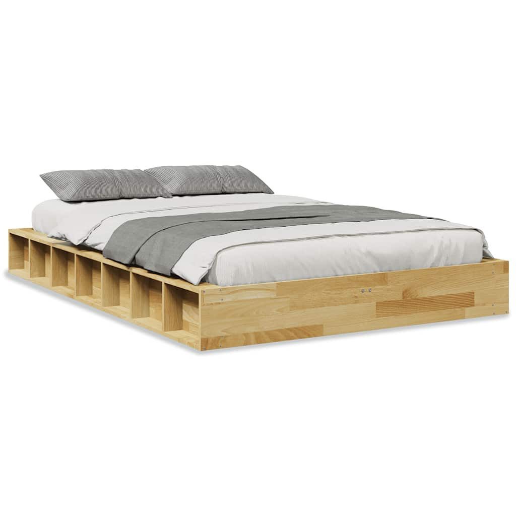 vidaXL Bett Massivholzbett ohne Matratze 120x190 günstig online kaufen