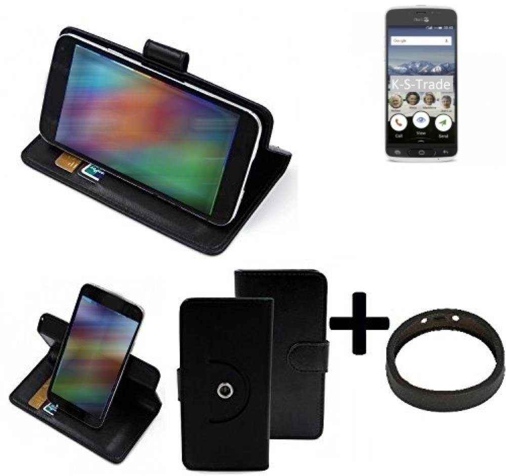K-S-Trade Handyhülle für doro 8040, Case Schutz Hülle + Bumper Handy Hülle  Flipcase Smartphone Cover