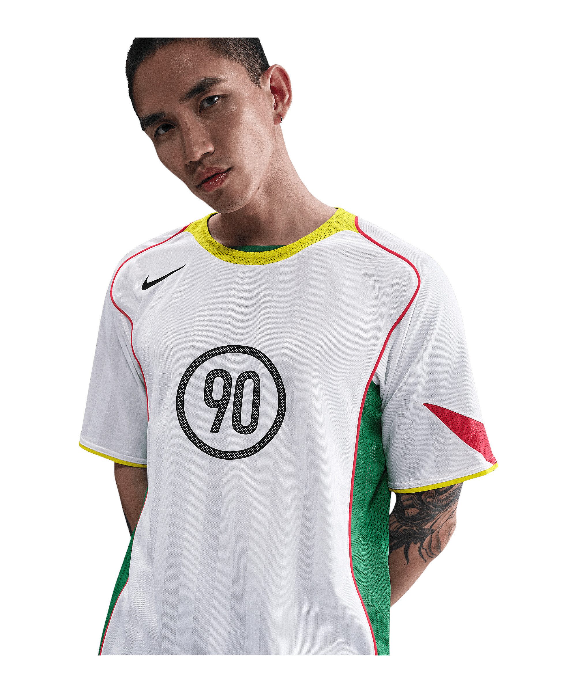 Nike T-Shirt Nike Performance Total 90 Energy Trikot Weiß Polyester