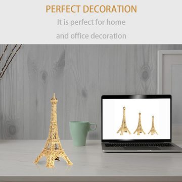 HYTIREBY Dekofigur Eiffelturm-Statue aus Metall, Sammlerstück, Figur, (1 St), frfranzösischer Eiffelturm, Party-Dekoration, Tortenaufsatz