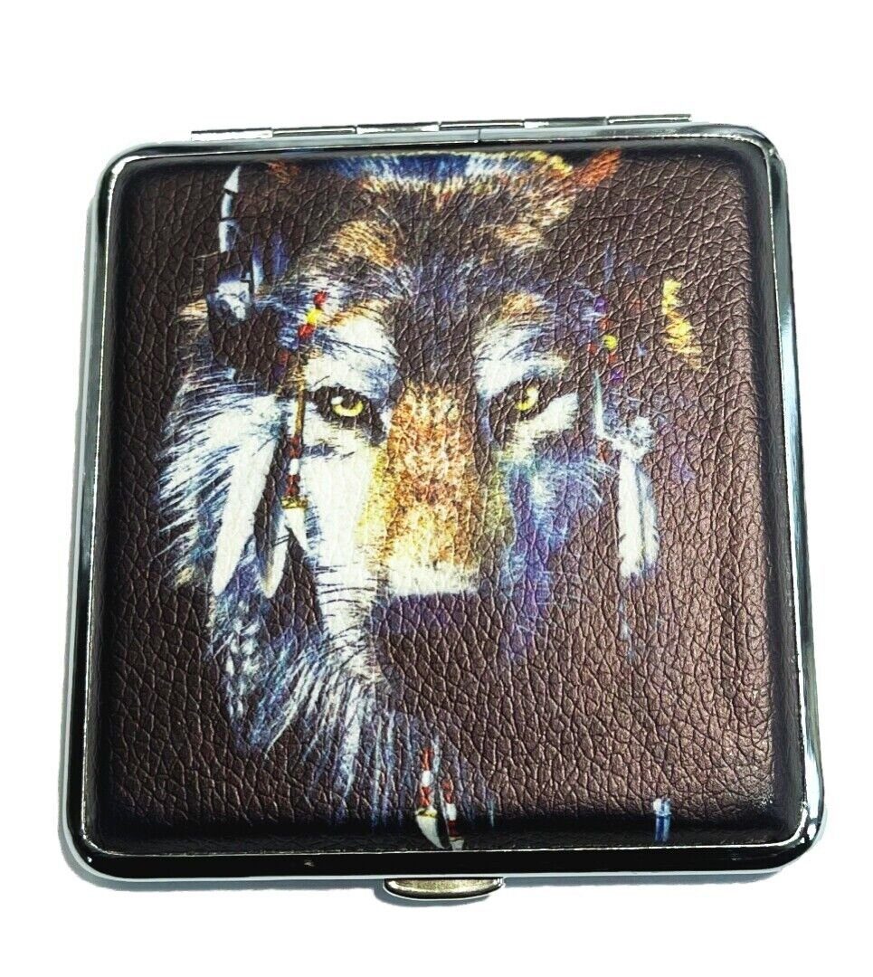 Westernlifestyle Aufbewahrungsbox Motiv Wolf 30-35 Zigarettenbox günstig online kaufen
