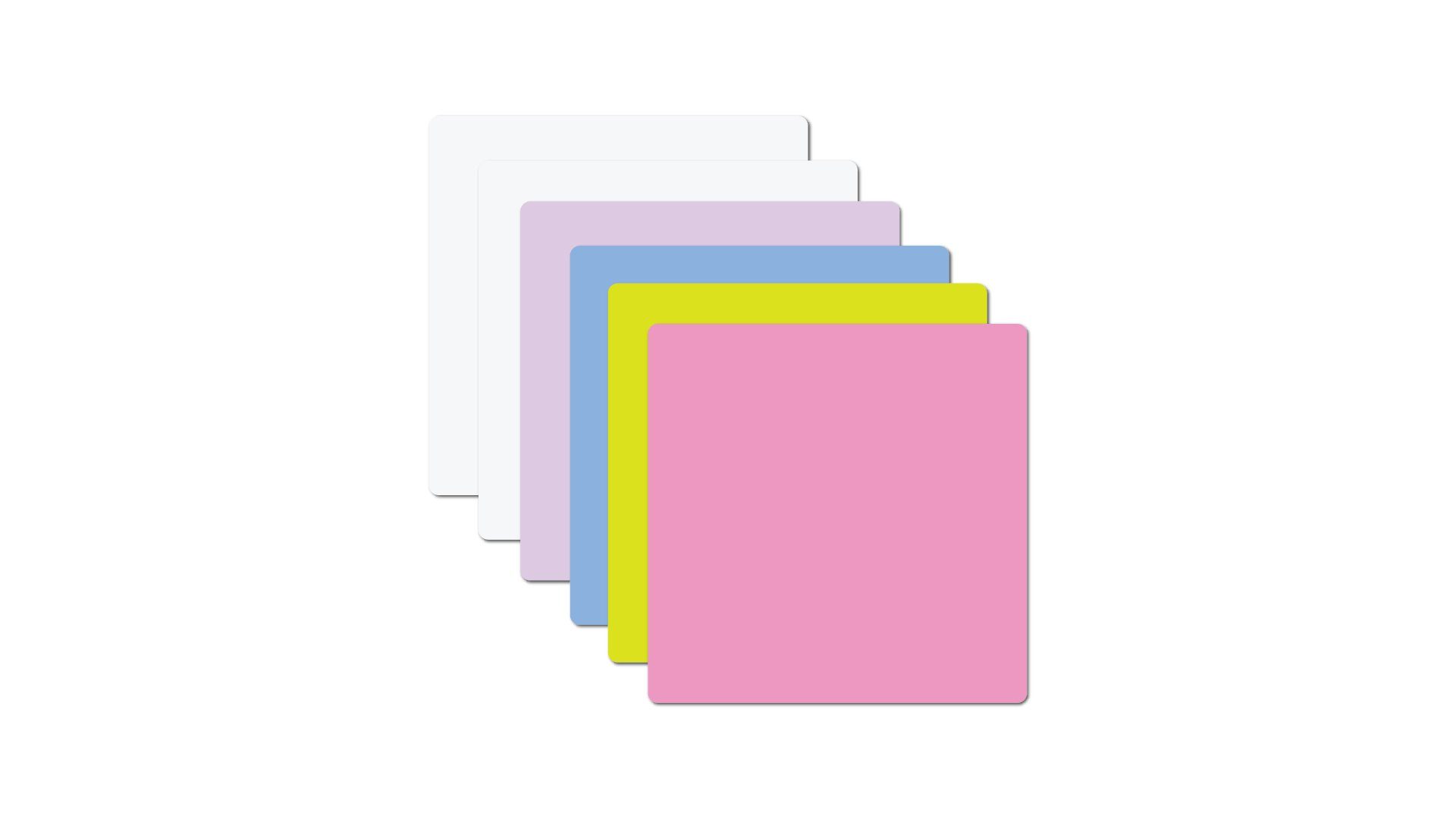 Notizblock ALLboards Selbstklebende Sticky Notes elektrostatische Notizzetteln