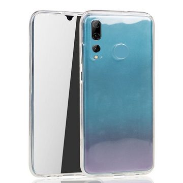 König Design Handyhülle Huawei P smart Plus 2019, Huawei P smart Plus 2019 Handyhülle Full-Cover 360 Grad Full Cover Transparent