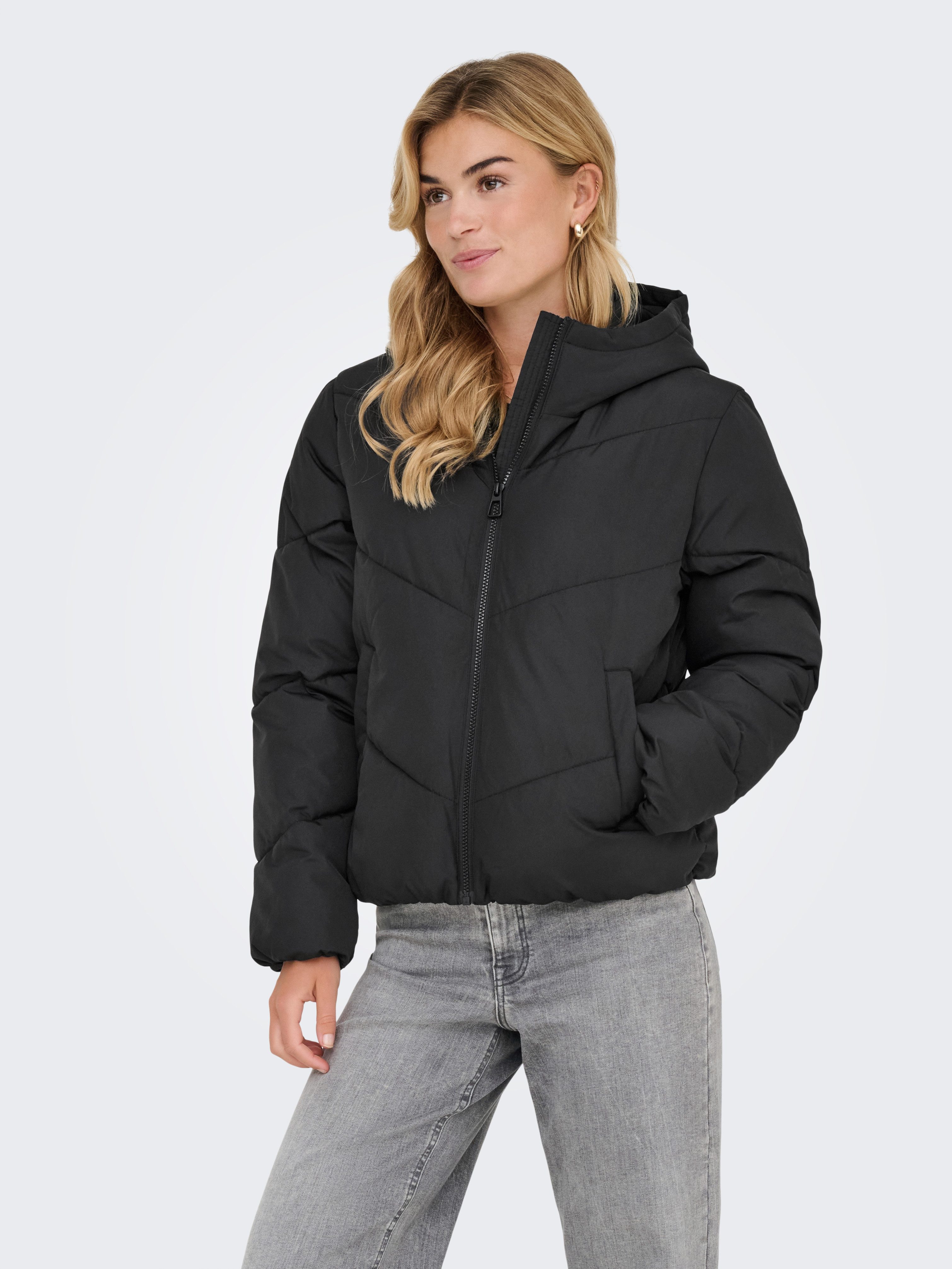 ONLY Steppjacke ONAGNETE PUFFER HOOD JACKET OTW ZL