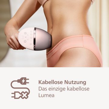 Philips IPL-Haarentferner Lumea S9000 BRI958/00, 450.000 Lichtimpulse, 4 Aufsätze (Achseln, Bikinizone, Körper und Gesicht), kabellos