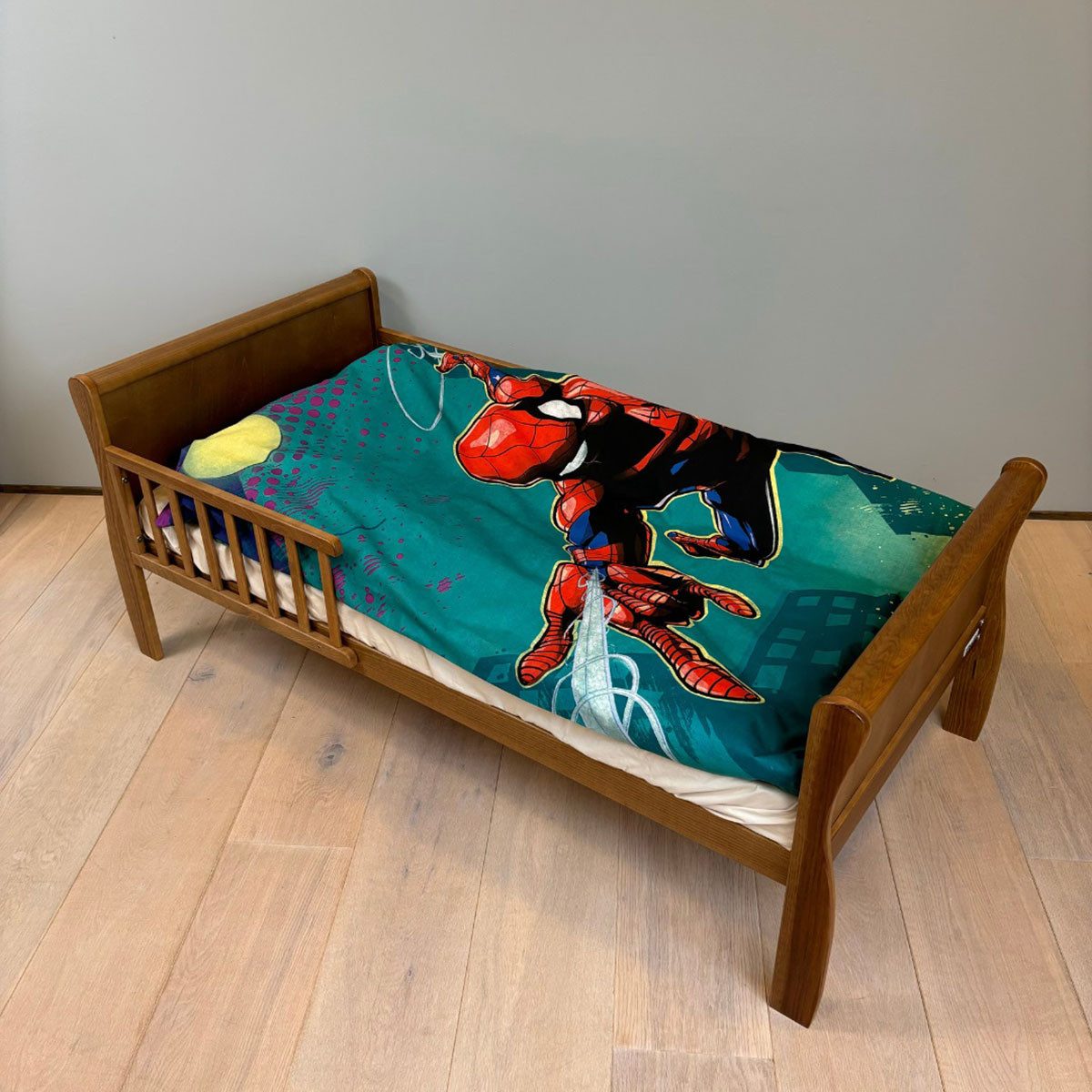 Spiderman Kinderbettwäsche Marvel Spider-Man Kinderbettwäsche Superheld Spinne 100 x 135 cm, Renforcé, 2 teilig